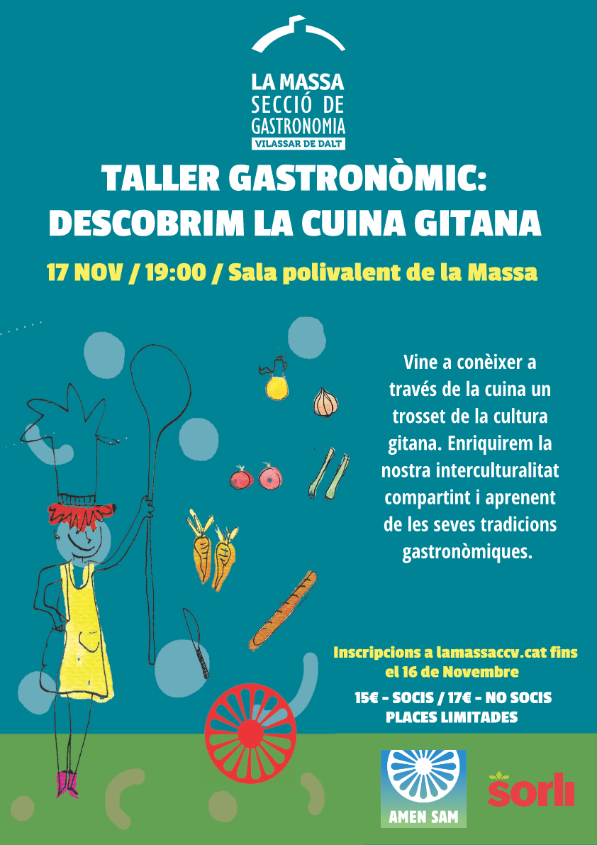 Taller gastron&ograve;mic: Descobrim la cuina gitana