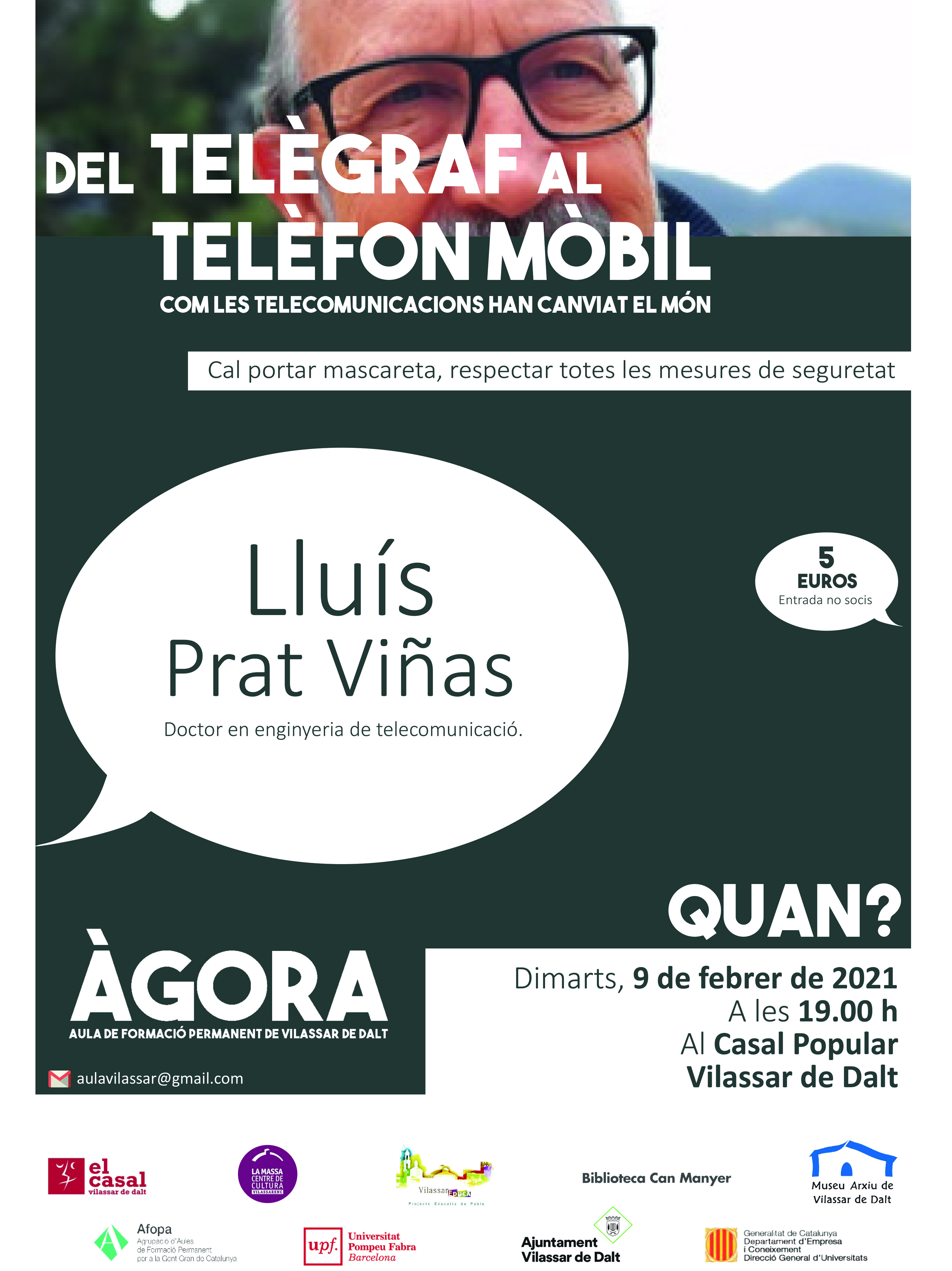 &Agrave;gora Vilassar: Del tel&egrave;graf al tel&egrave;fon m&ograve;bil