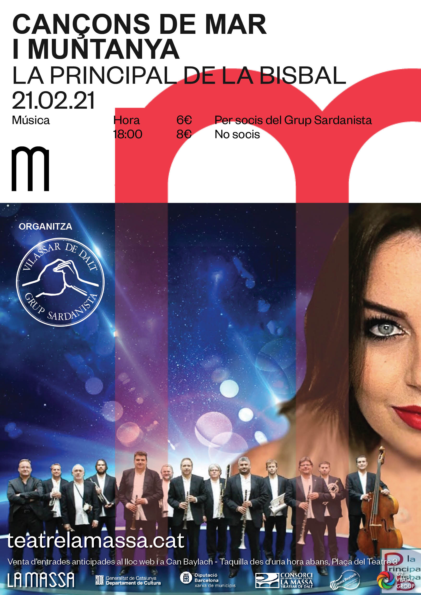 Can&ccedil;ons de mar i muntanya amb La Principal de la Bisbal