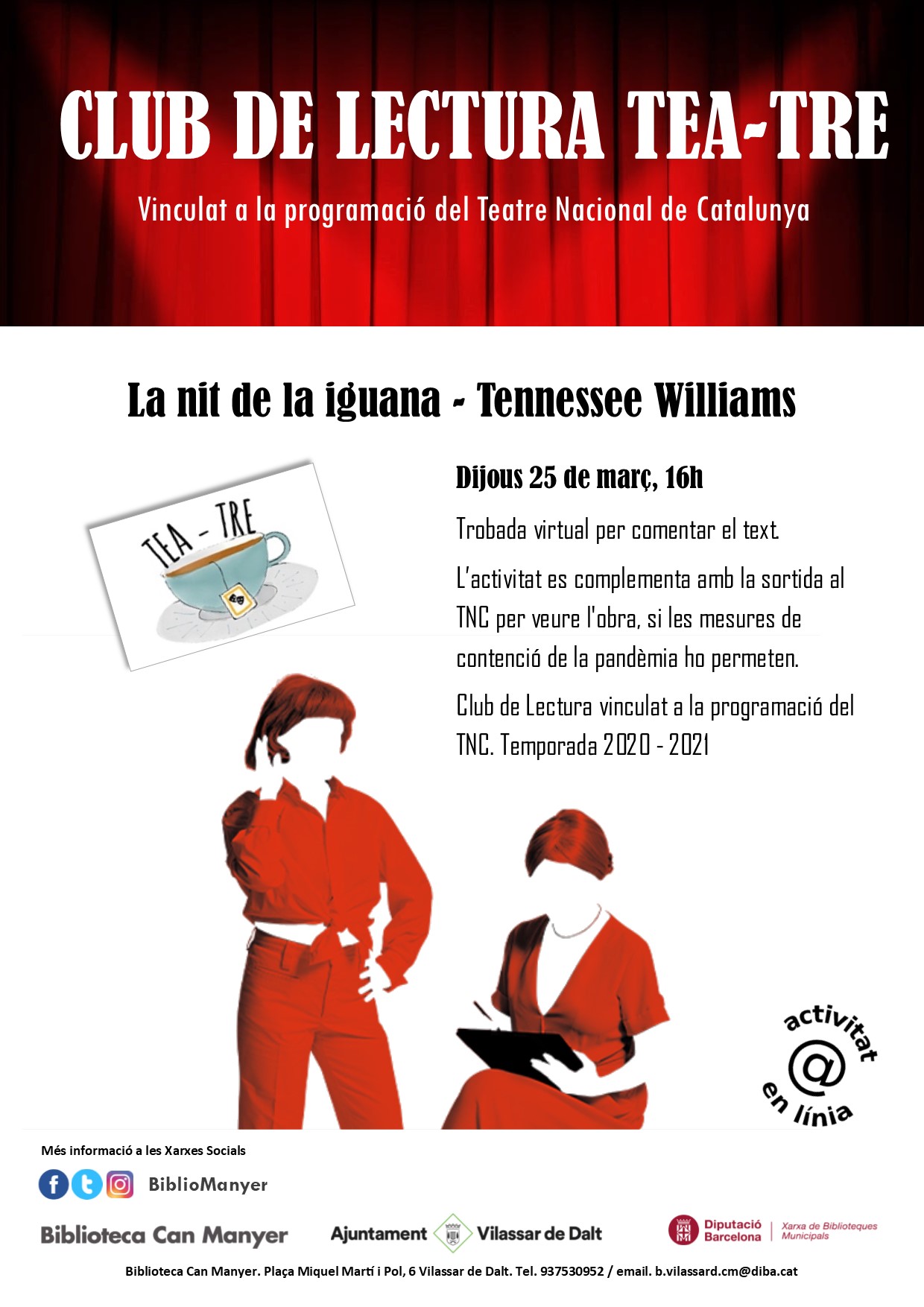 Tea-tre: La nit de la Iguana