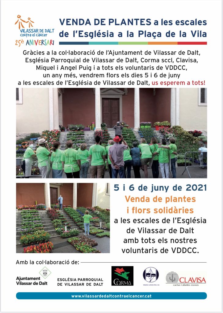 Venda solid&agrave;ria de plantes