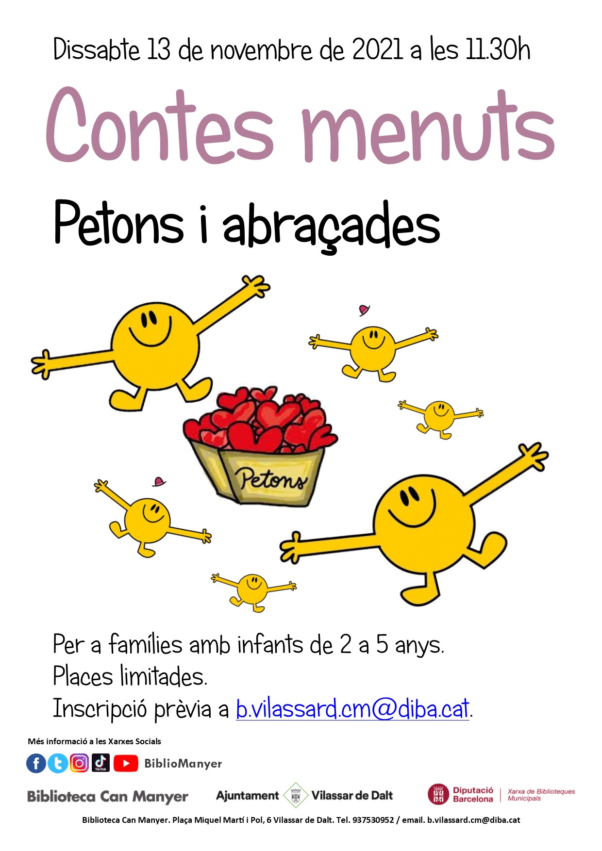 Contes menuts: Petons i abra&ccedil;ades