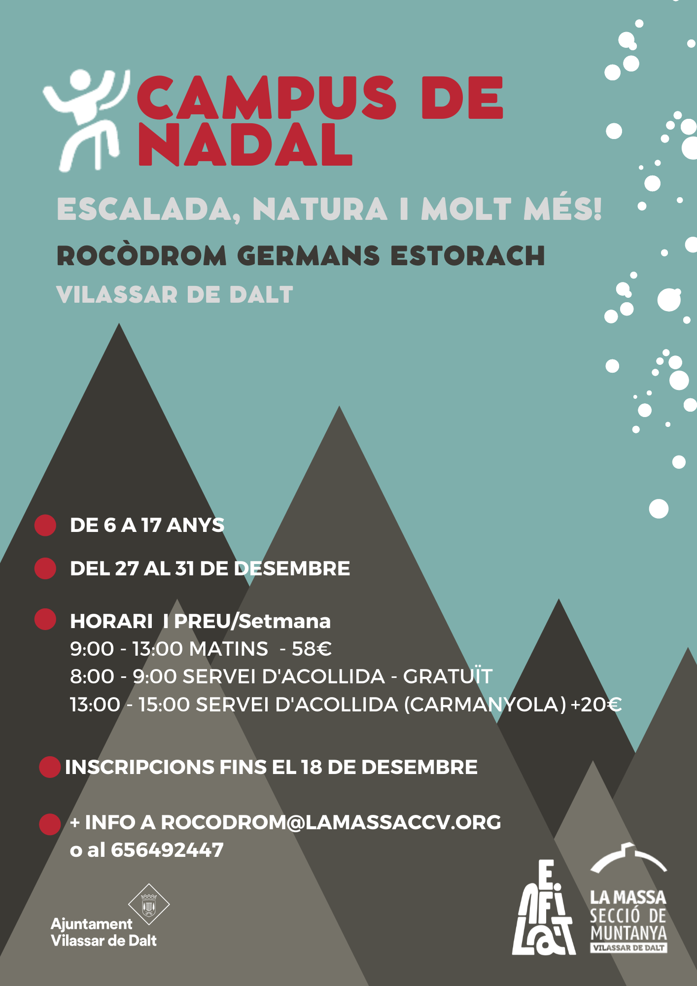 Campus de Nadal del Roc&ograve;drom Germans Estorach