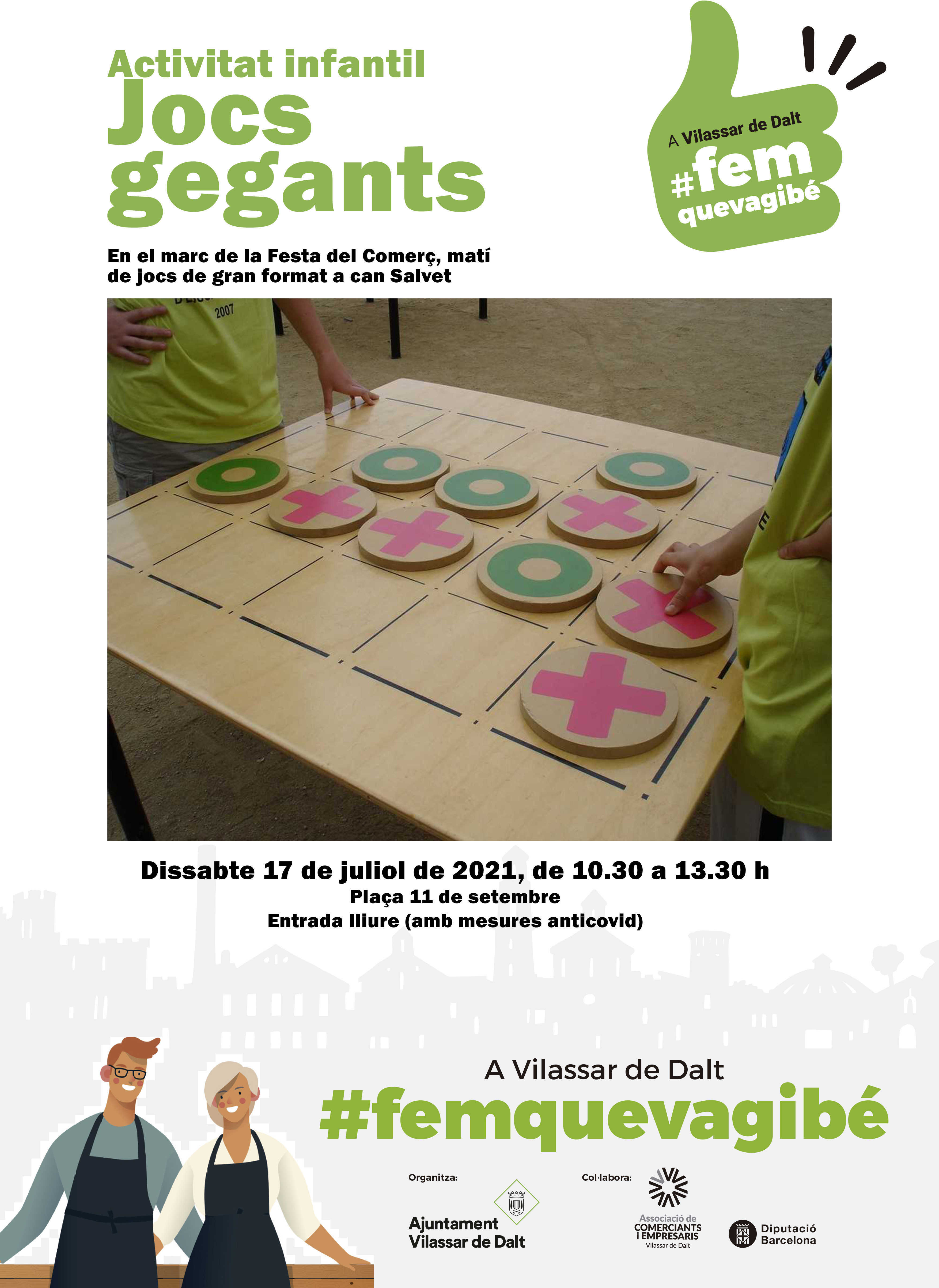 Festa del comer&ccedil;: Jocs gegants