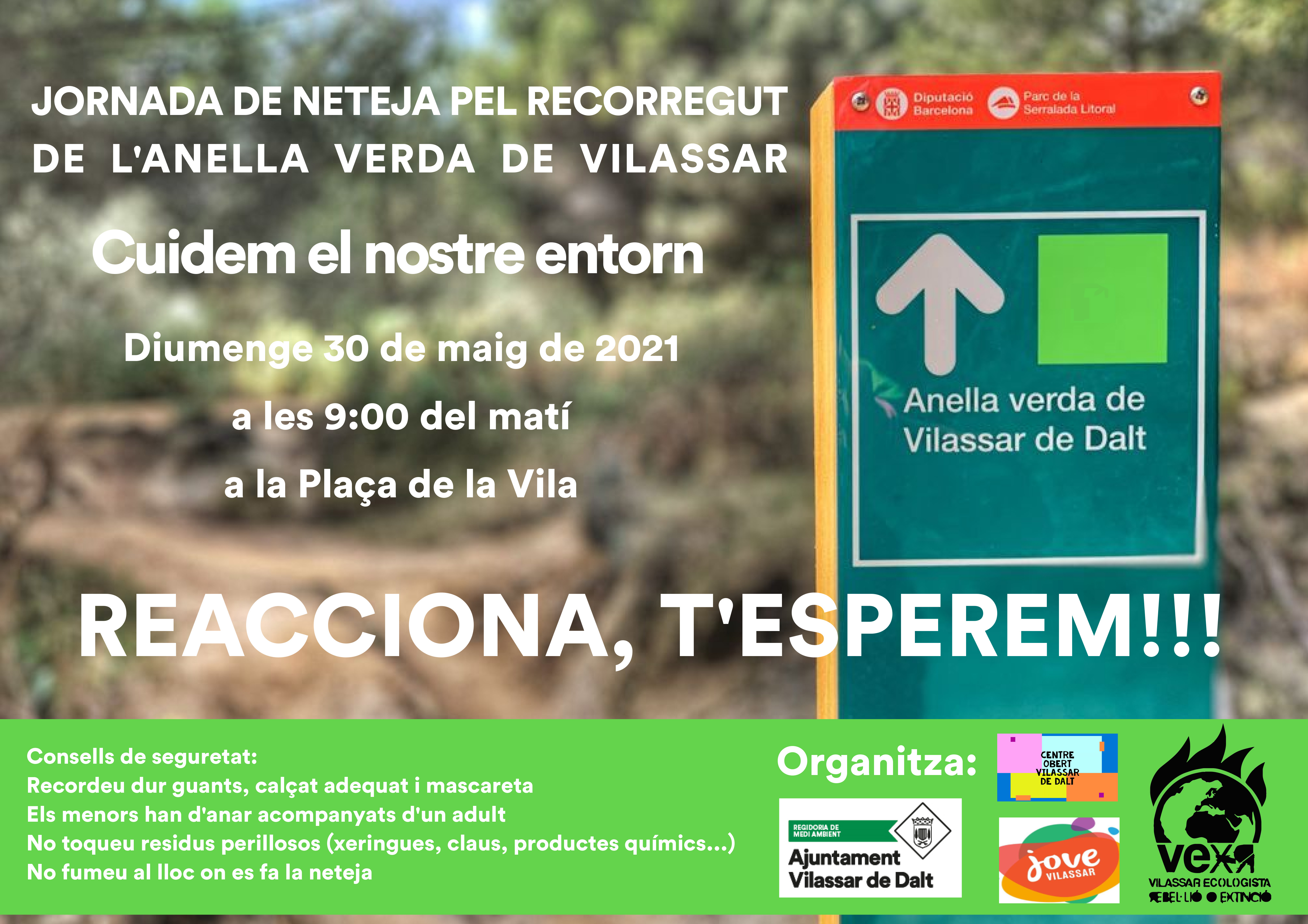 Jornada de neteja a l'Anella verda