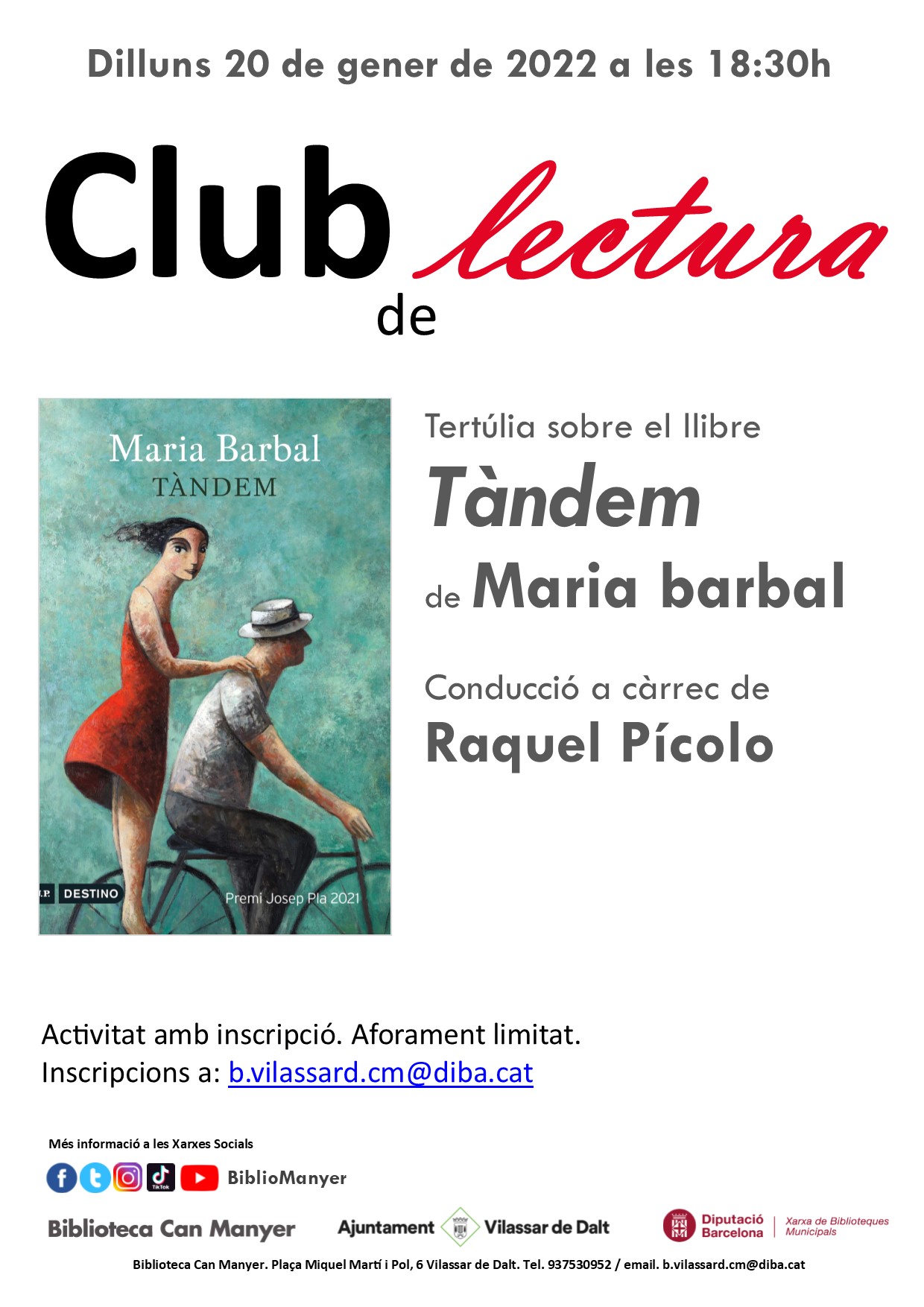 Club de lectura: Tàndem