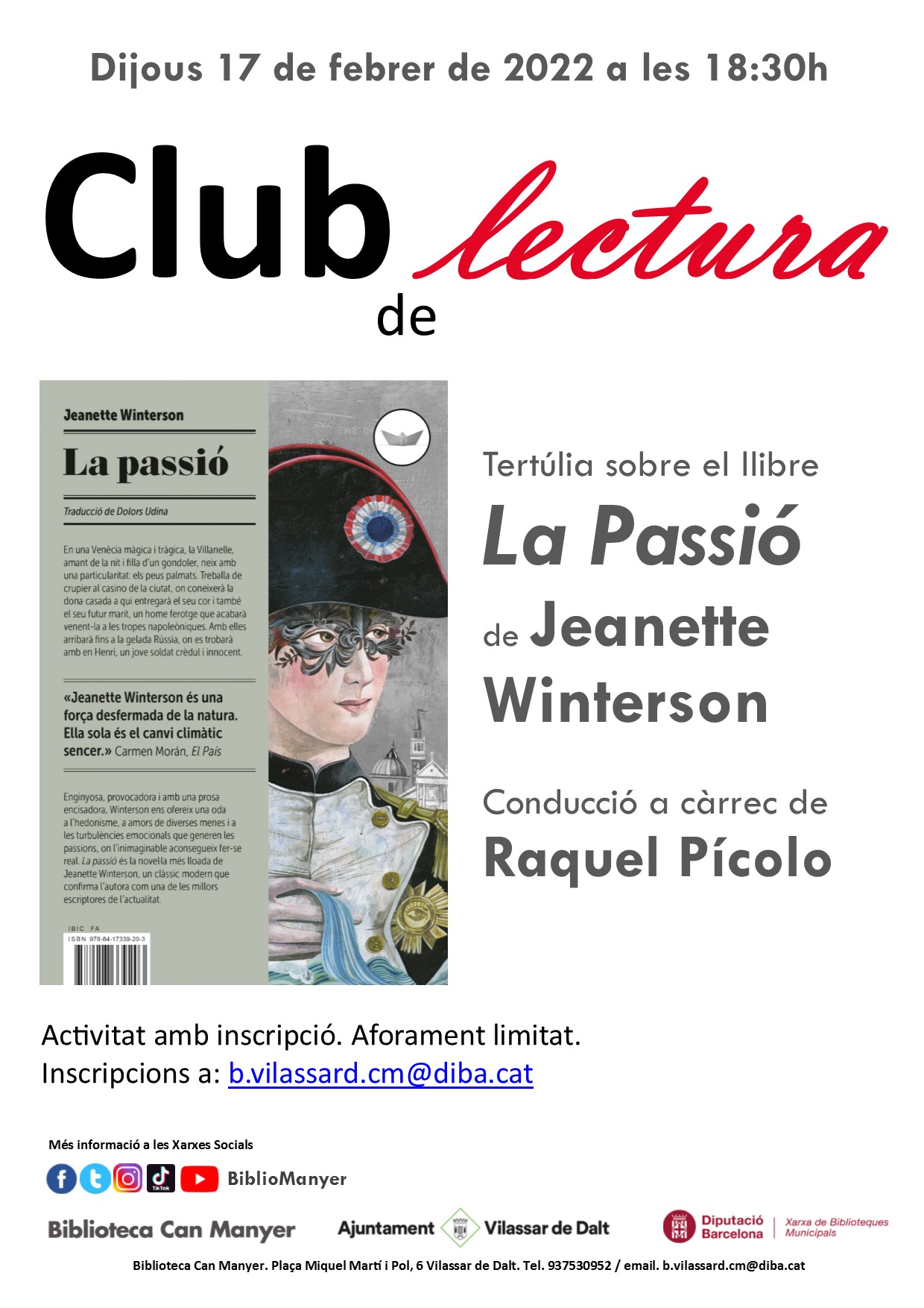 Club de lectura: La Passi&oacute;