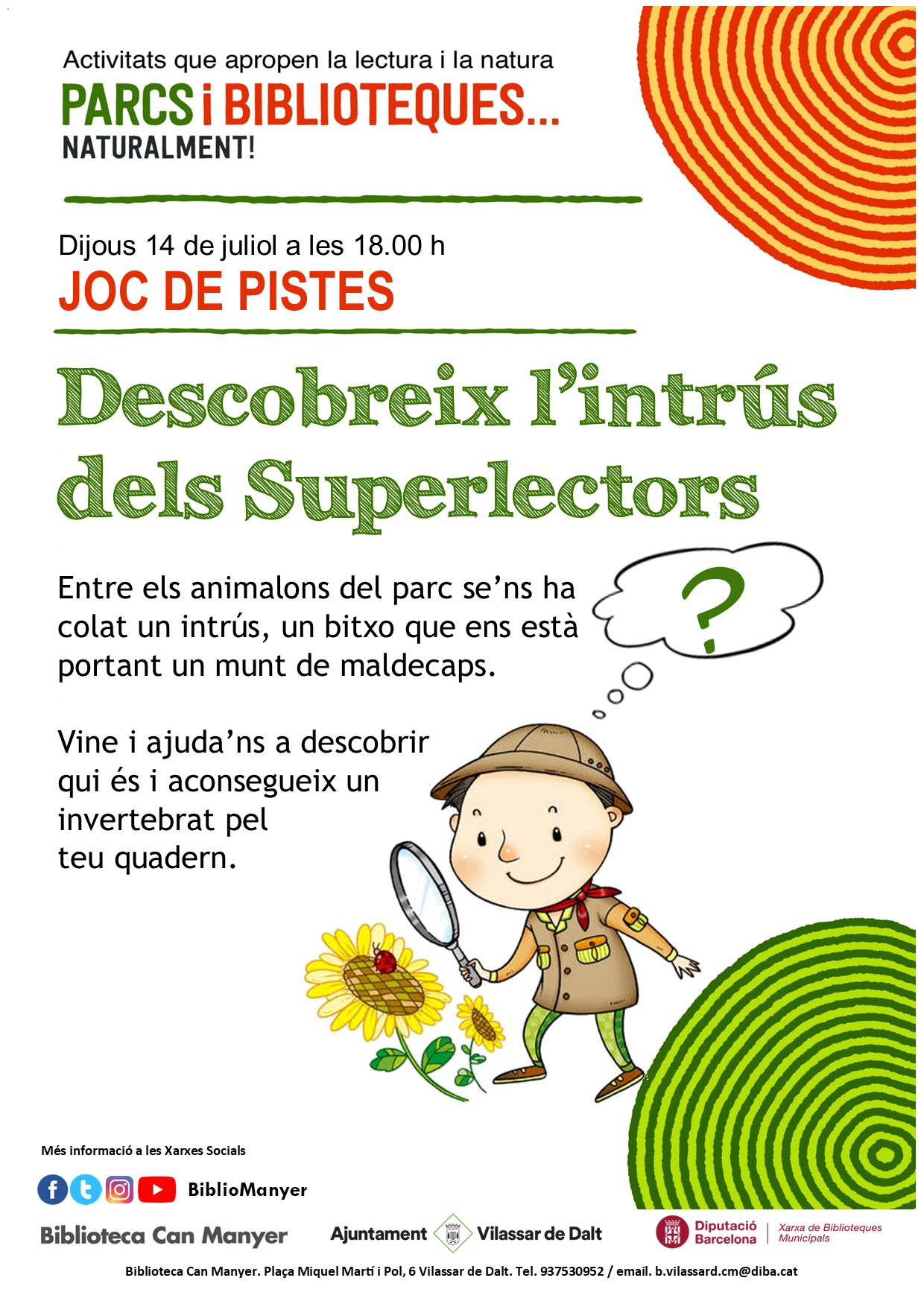 Joc de pistes: Descobreix l'intr&uacute;s dels Superlectors