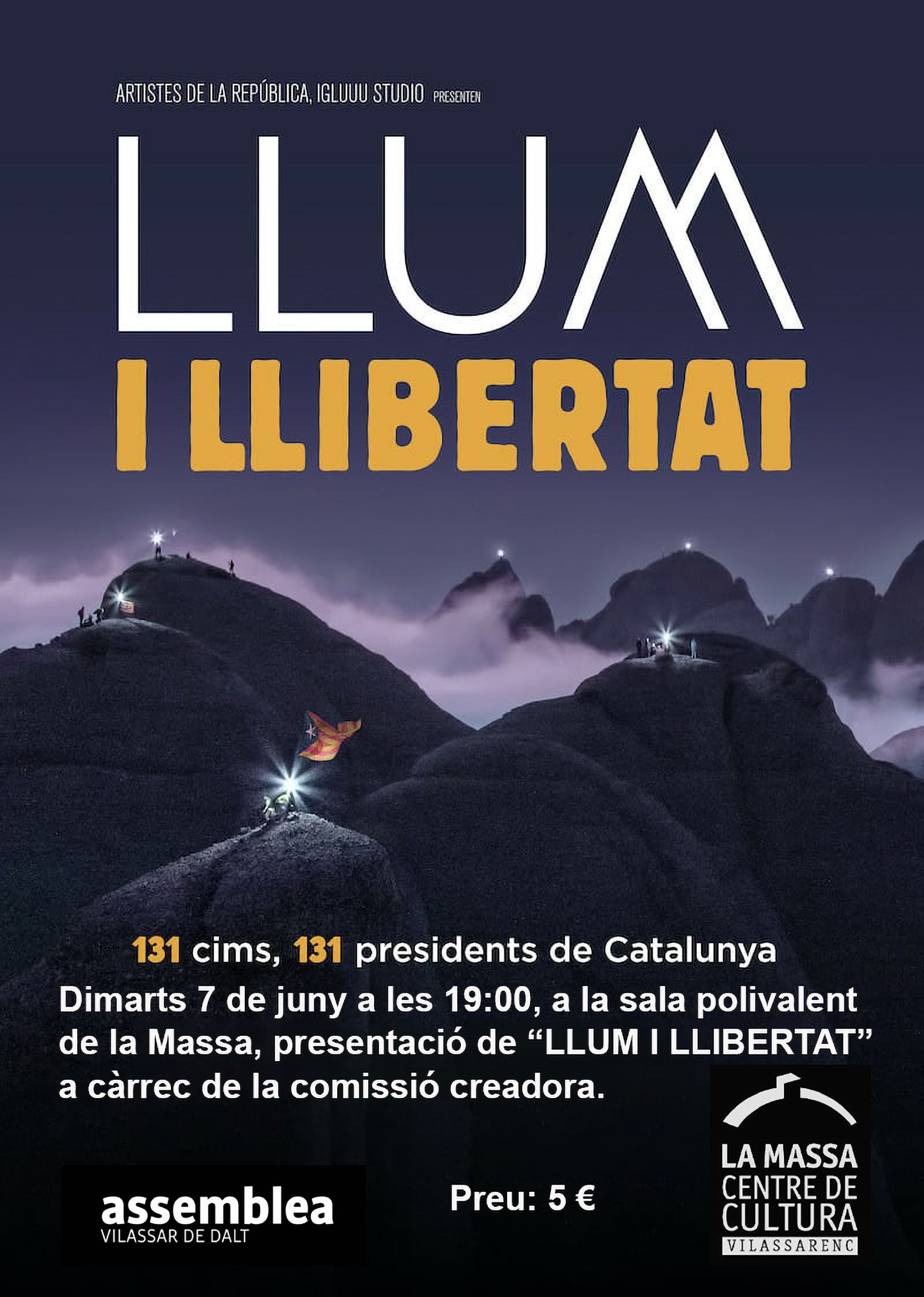 Presentaci&oacute; de l'audiovisual 'Llum i llibertat'