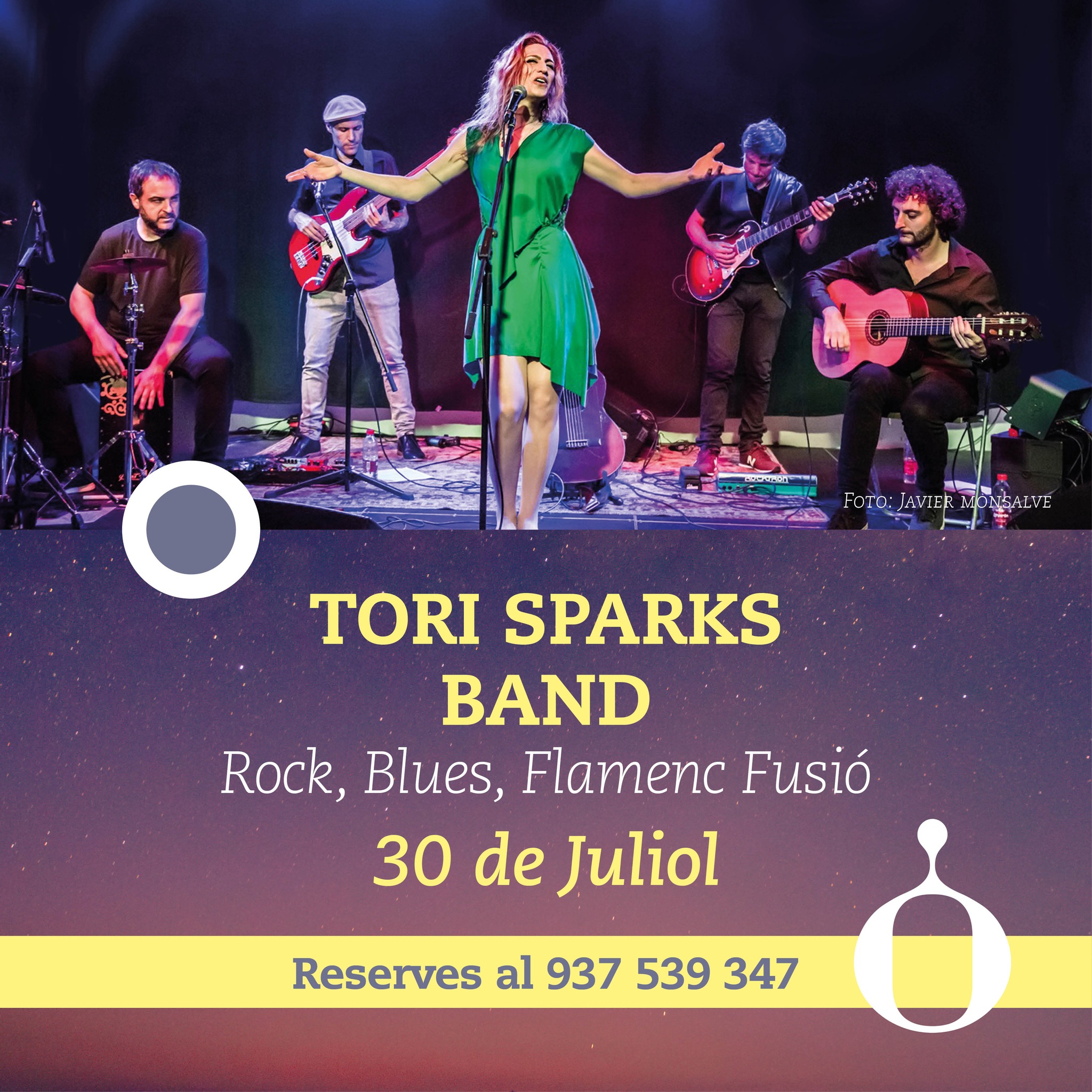 Nits d'emocions: Tori Sparks Band