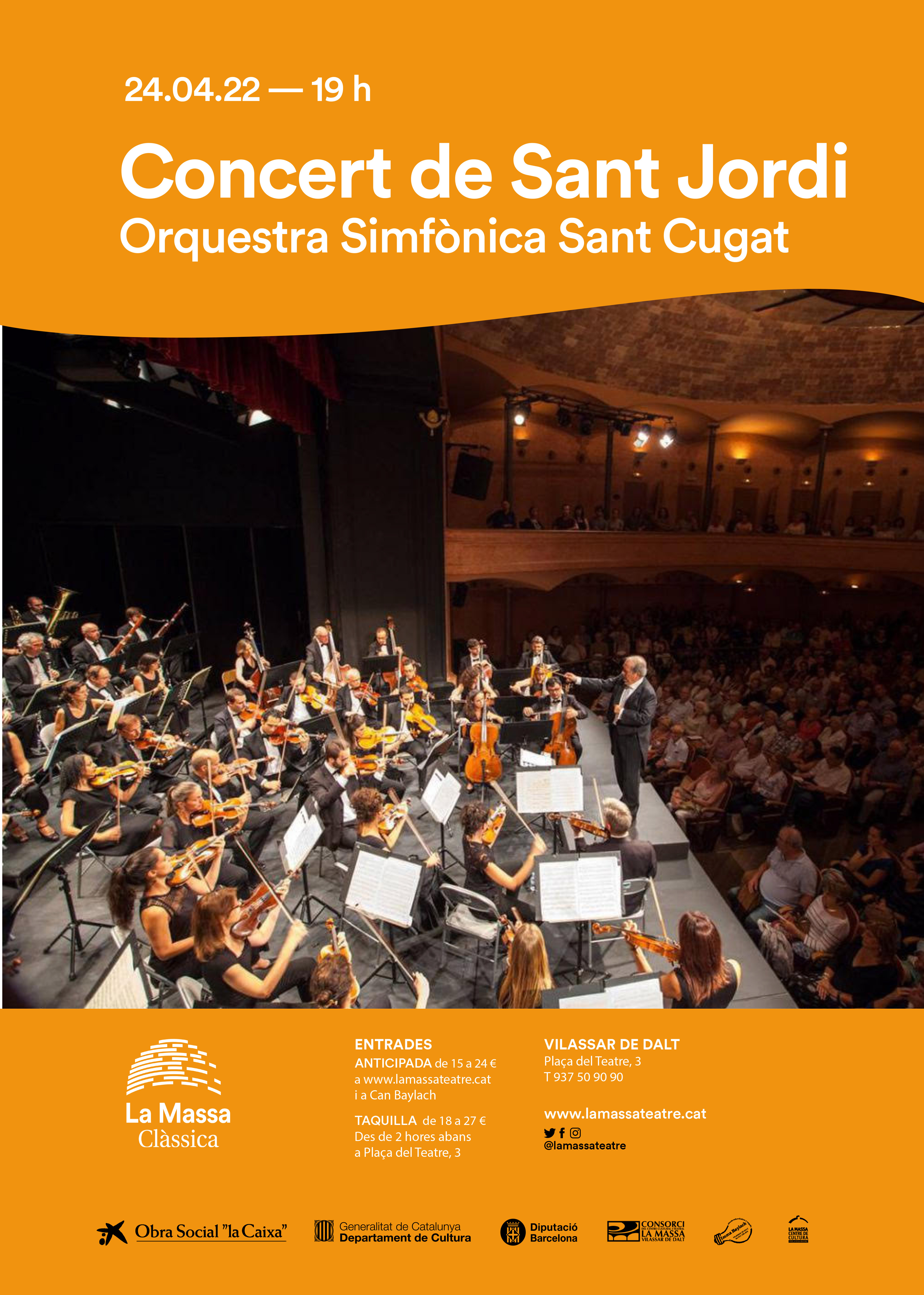 La Massa Cl&agrave;ssica: Concert de Sant Jordi