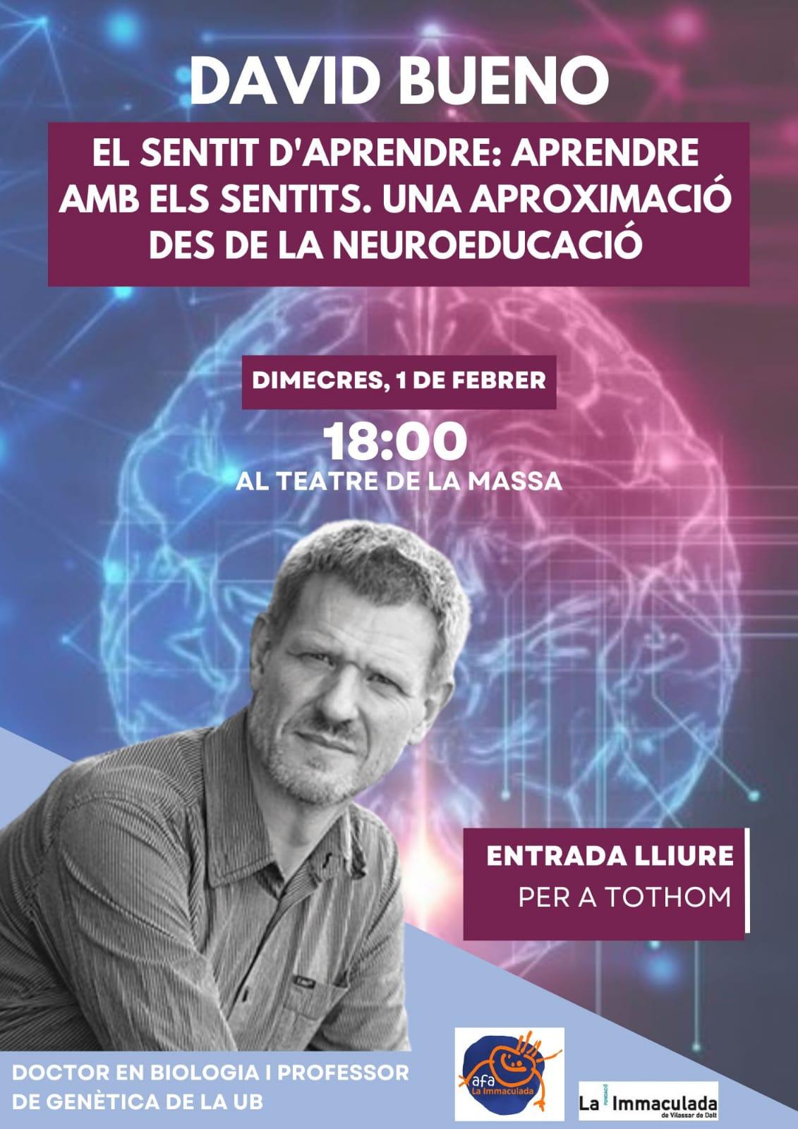 Xerrada: El sentit d'aprendre. Aprendre amb els sentits