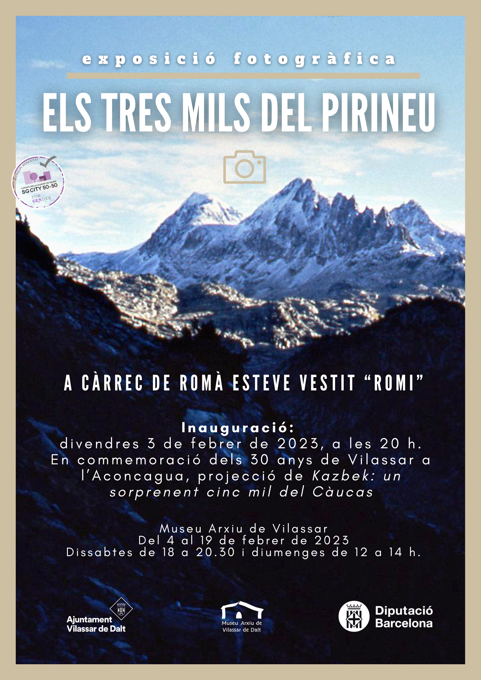 Exposició fotogràfica: Els tres mils del Pirineu
