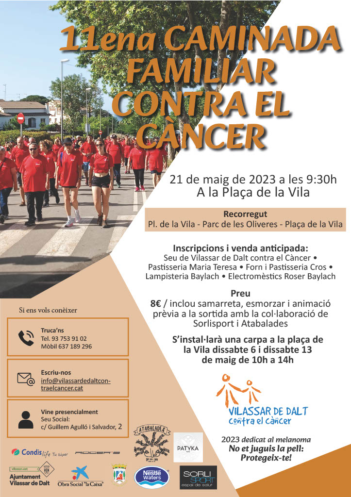 11a Caminada familiar contra el càncer