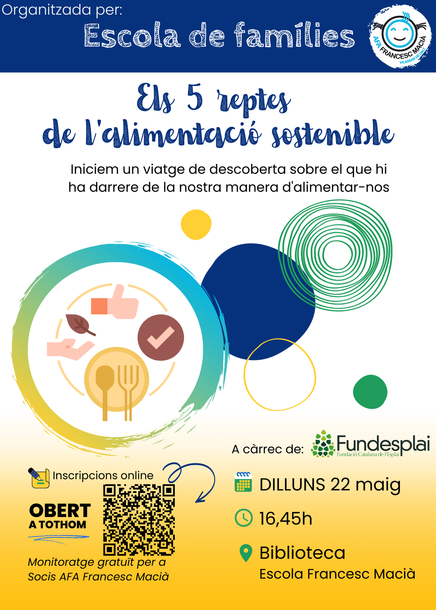 Xerrada: Els 5 reptes de l'alimentaci&oacute; sostenible