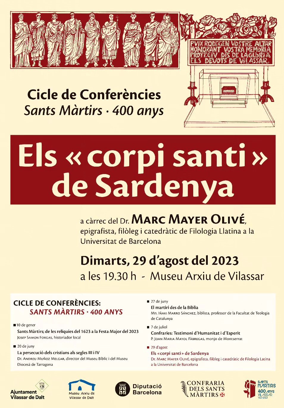 Sants Màrtirs, 400 anys: Els 'corpi santi' de Sardenya