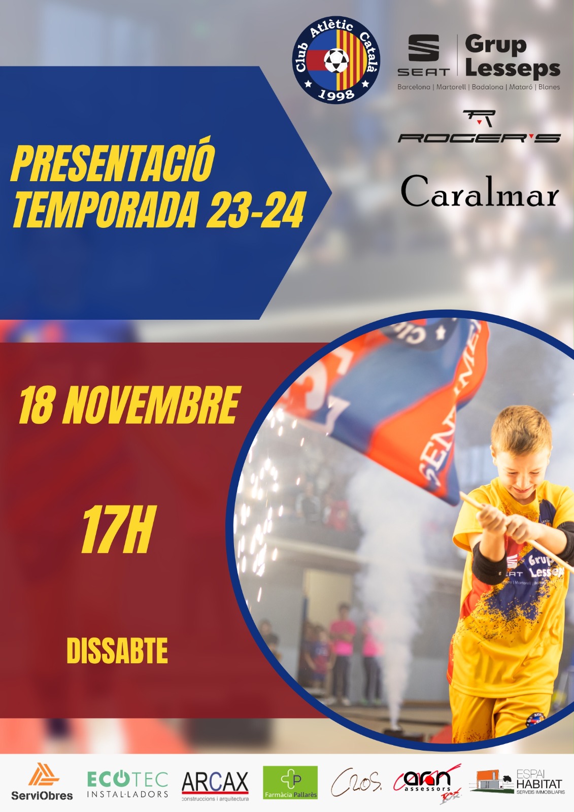 Presentació de la temporada del Club Atlètic Català