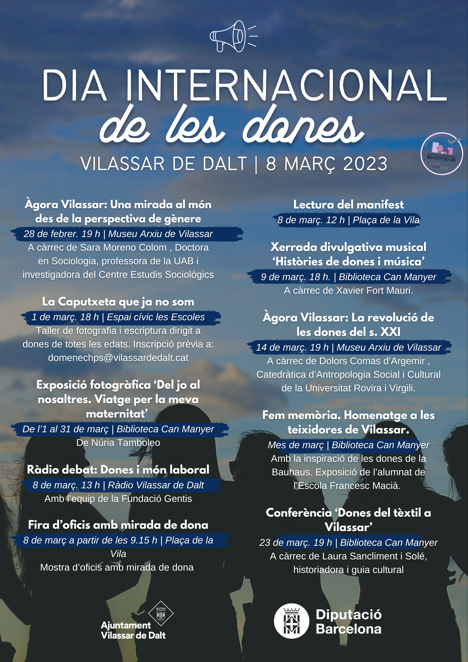 Vilassar commemora el 8M amb una desena d'activitats