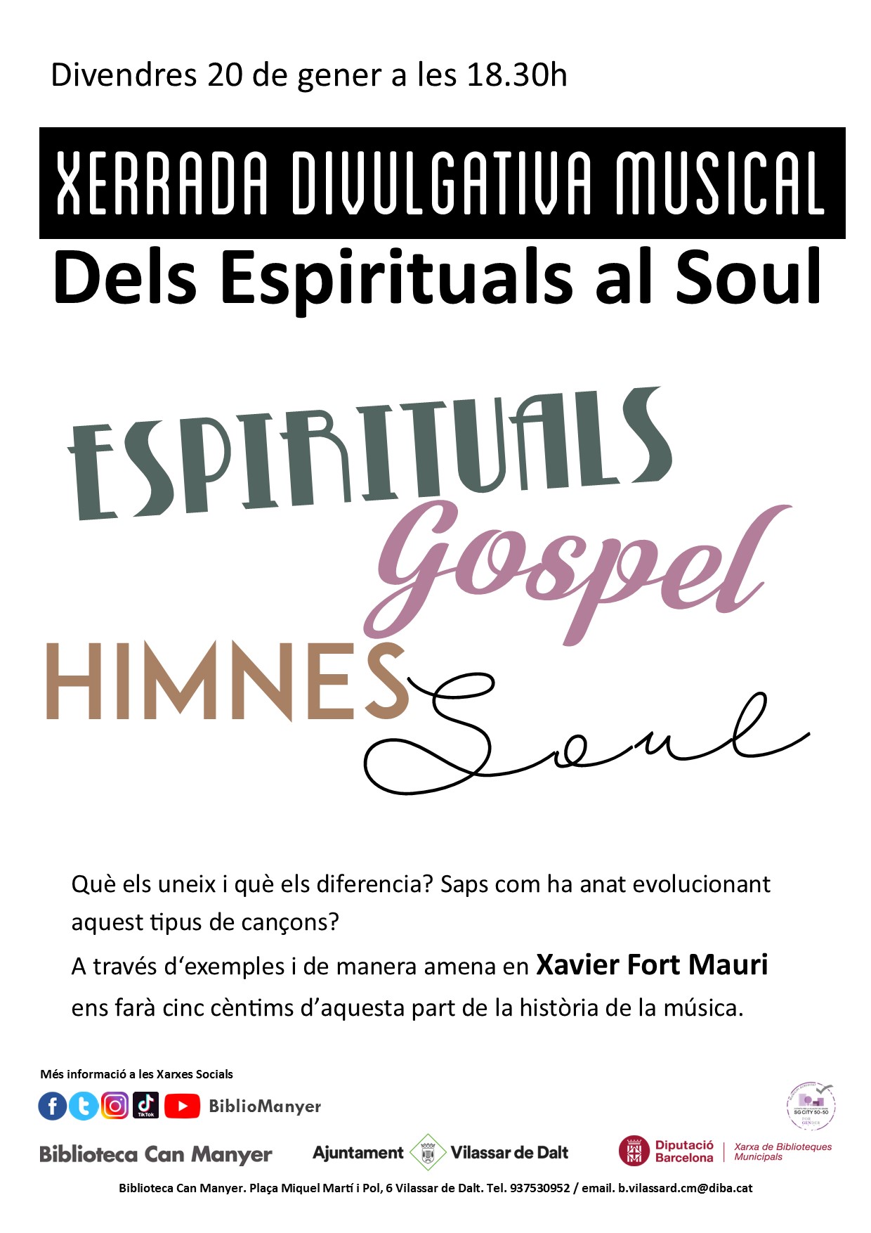 Xerrada de divulgaci&oacute; musical