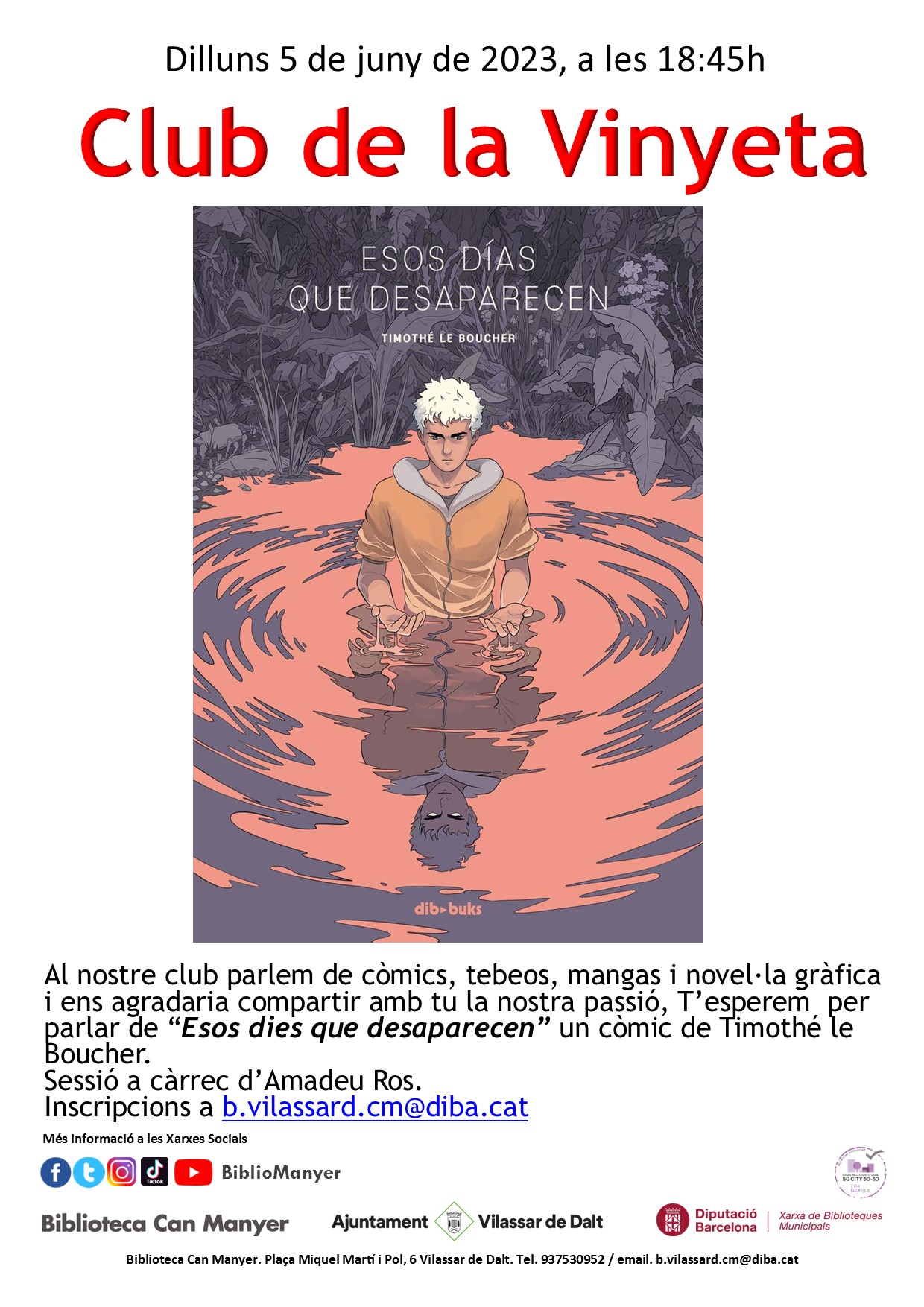 Club de la vinyeta: 'Esos días que desaparecen', de Timothé le Boucher.