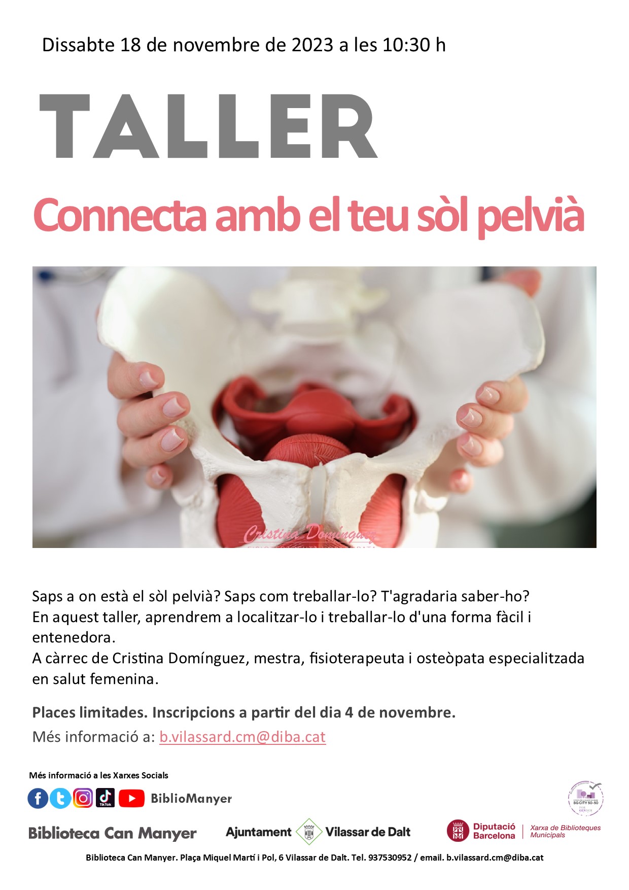 Taller 'Connecta amb el teu sòl pelvià'