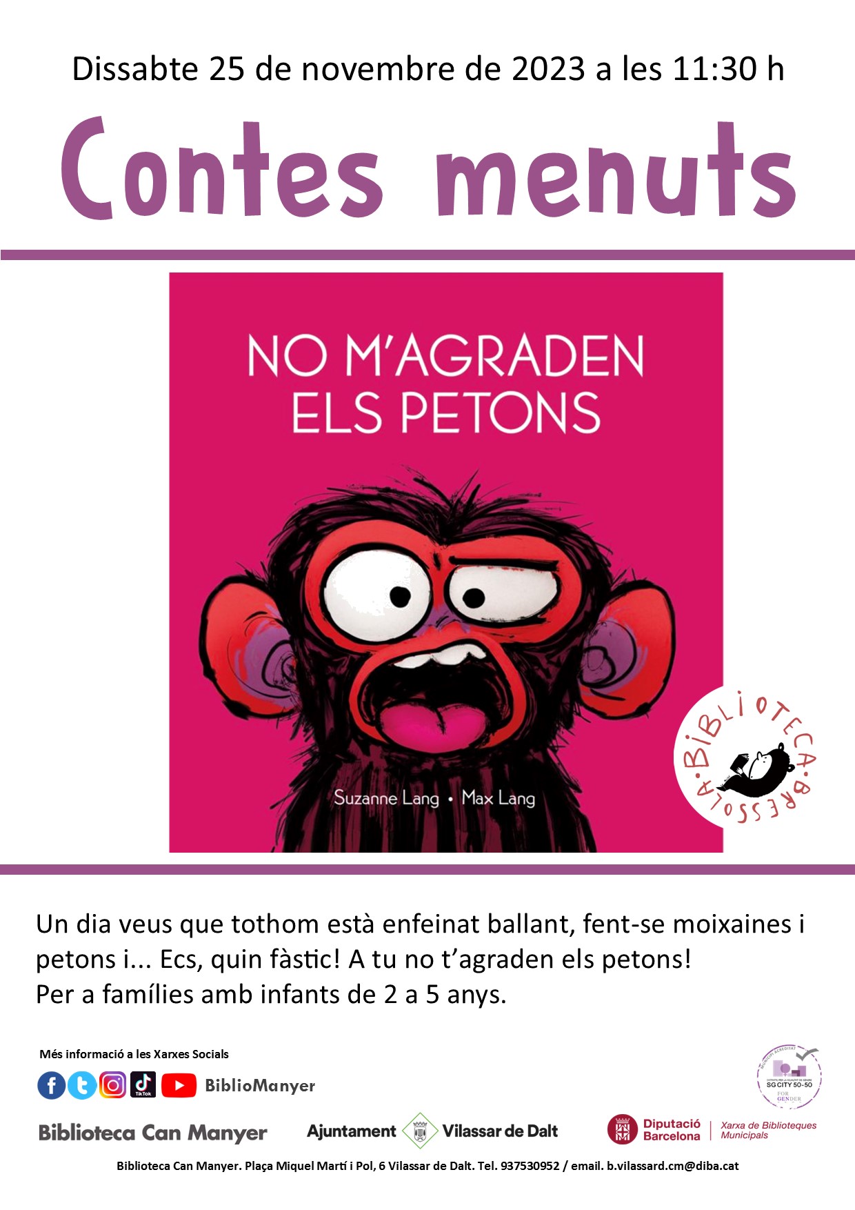 Contes menuts: 'No m'agraden els petons'
