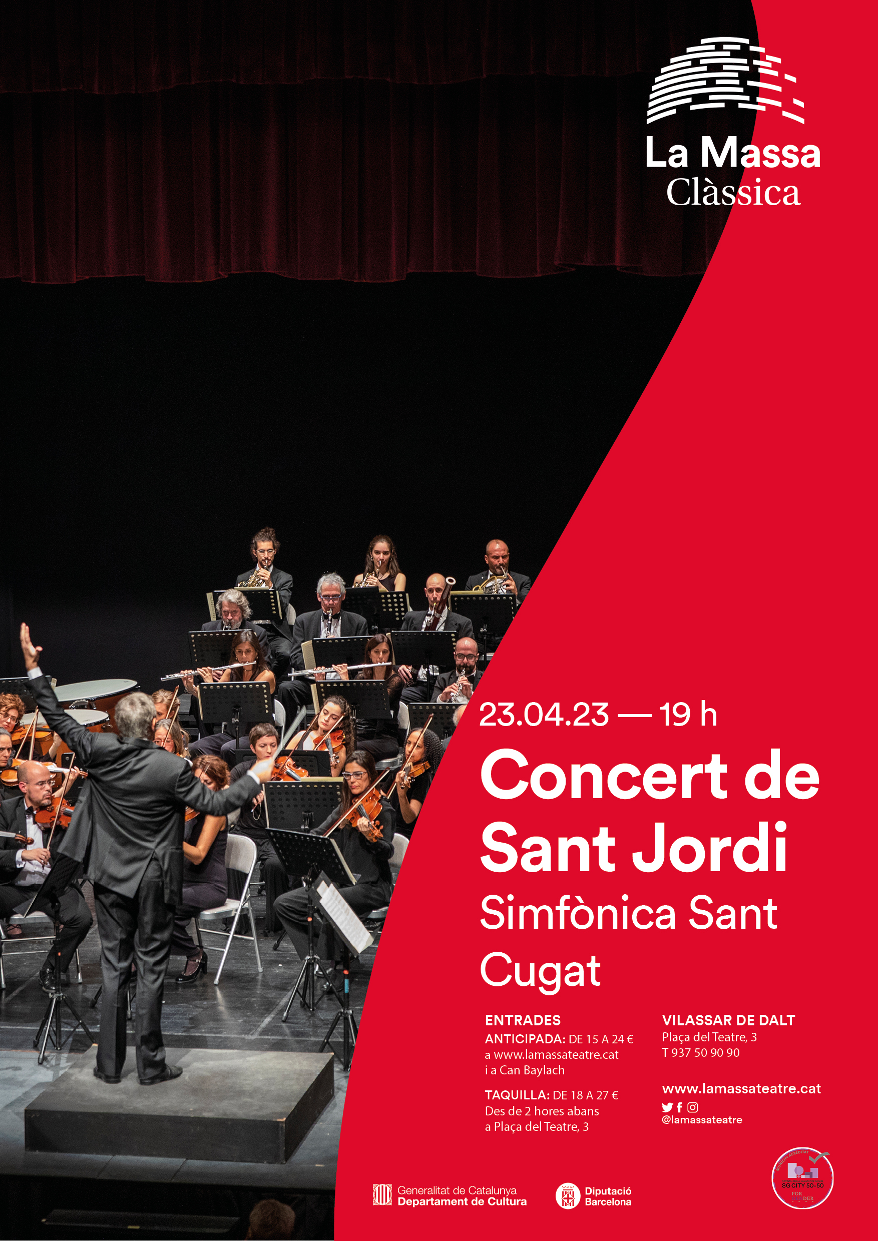 Temporada de cl&agrave;ssica: Concert de Sant Jordi