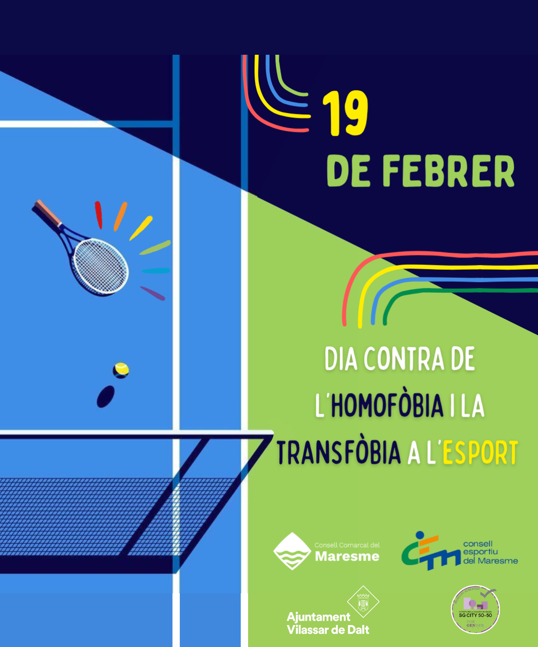 Vilassar de Dalt contra la LGBTIfòbia a l'esport