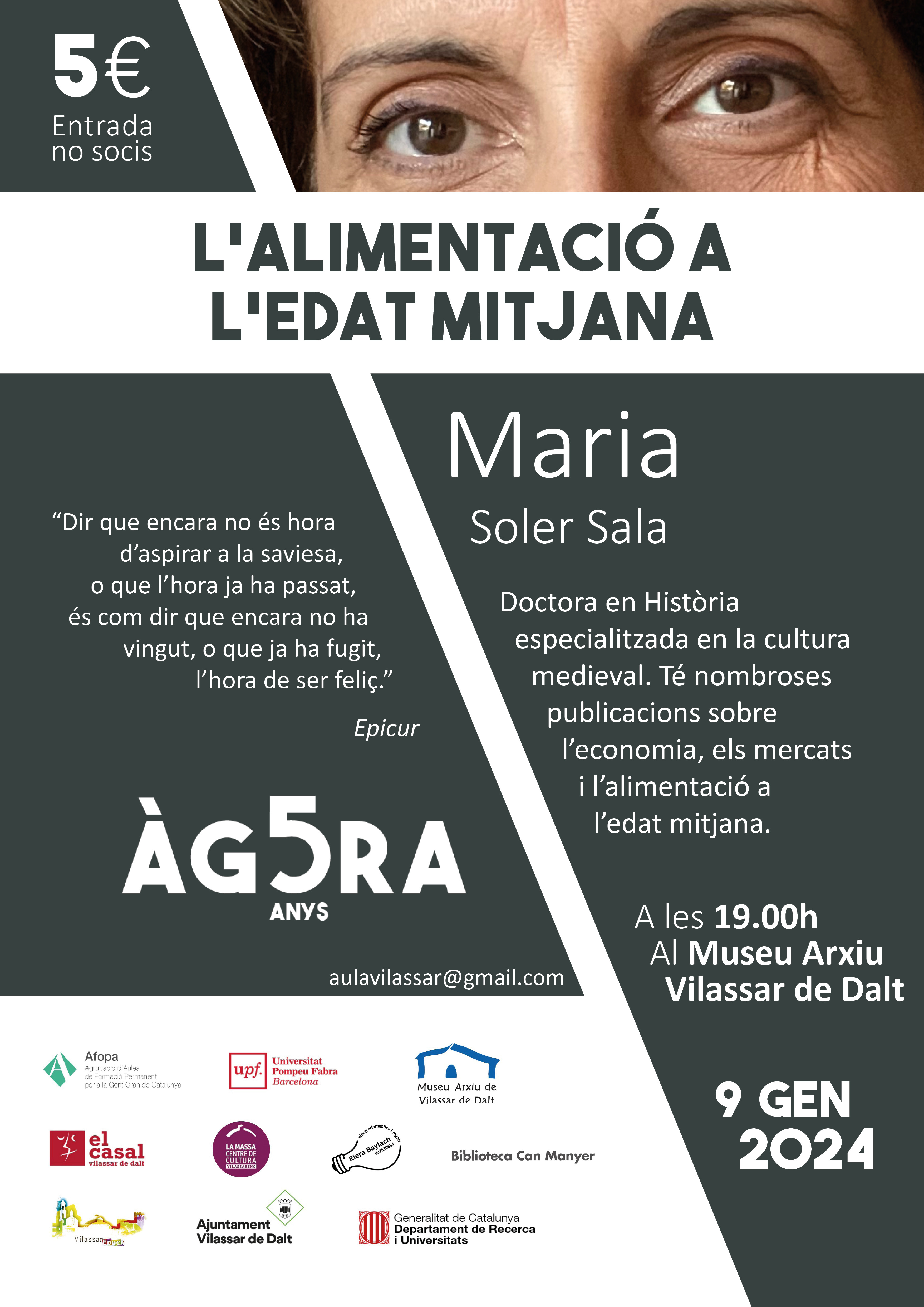 Àgora Vilassar: L'alimentació a l'Edat mitjana