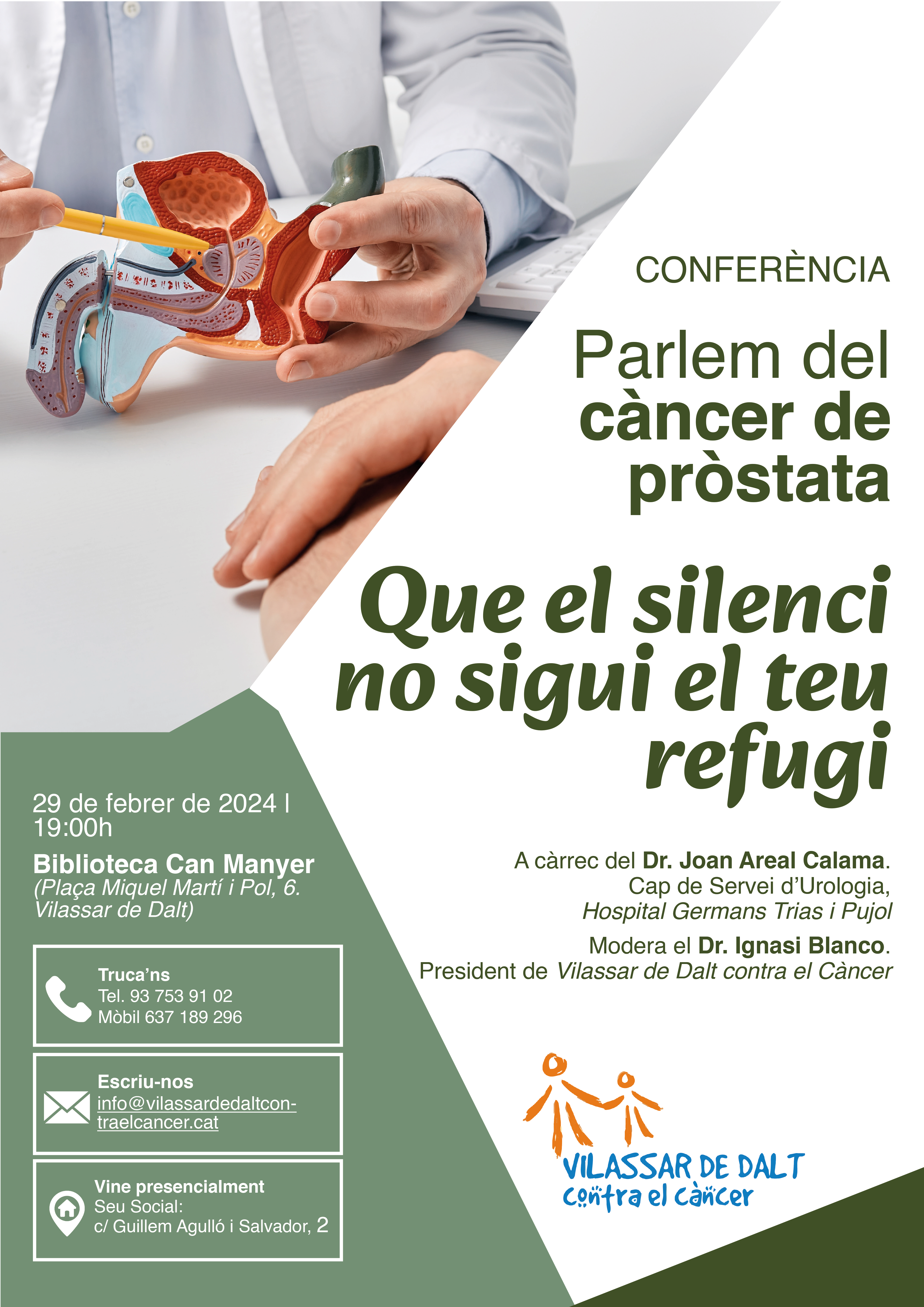 Conferència 'Parlem del càncer de pròstata'