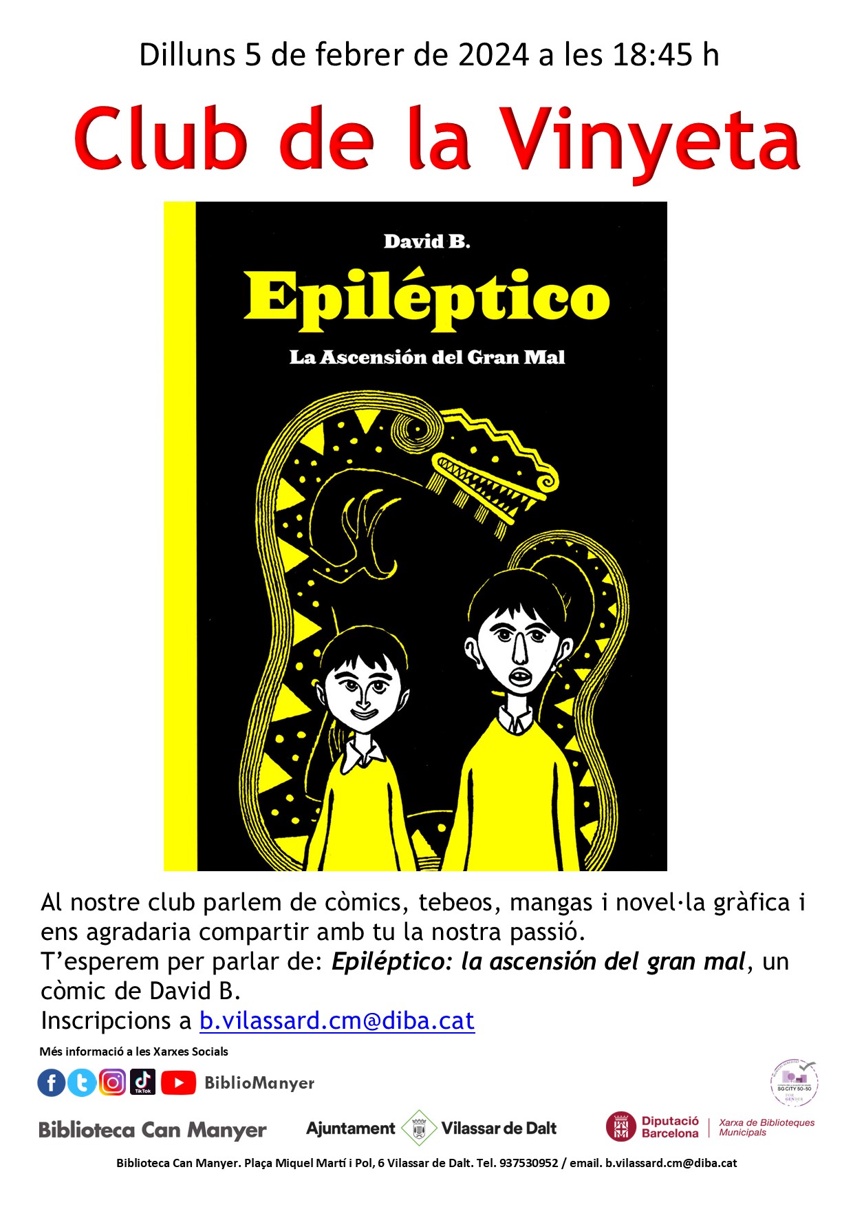 Club de la vinyeta. 'Epiléptico: 'la ascención del gran mal'