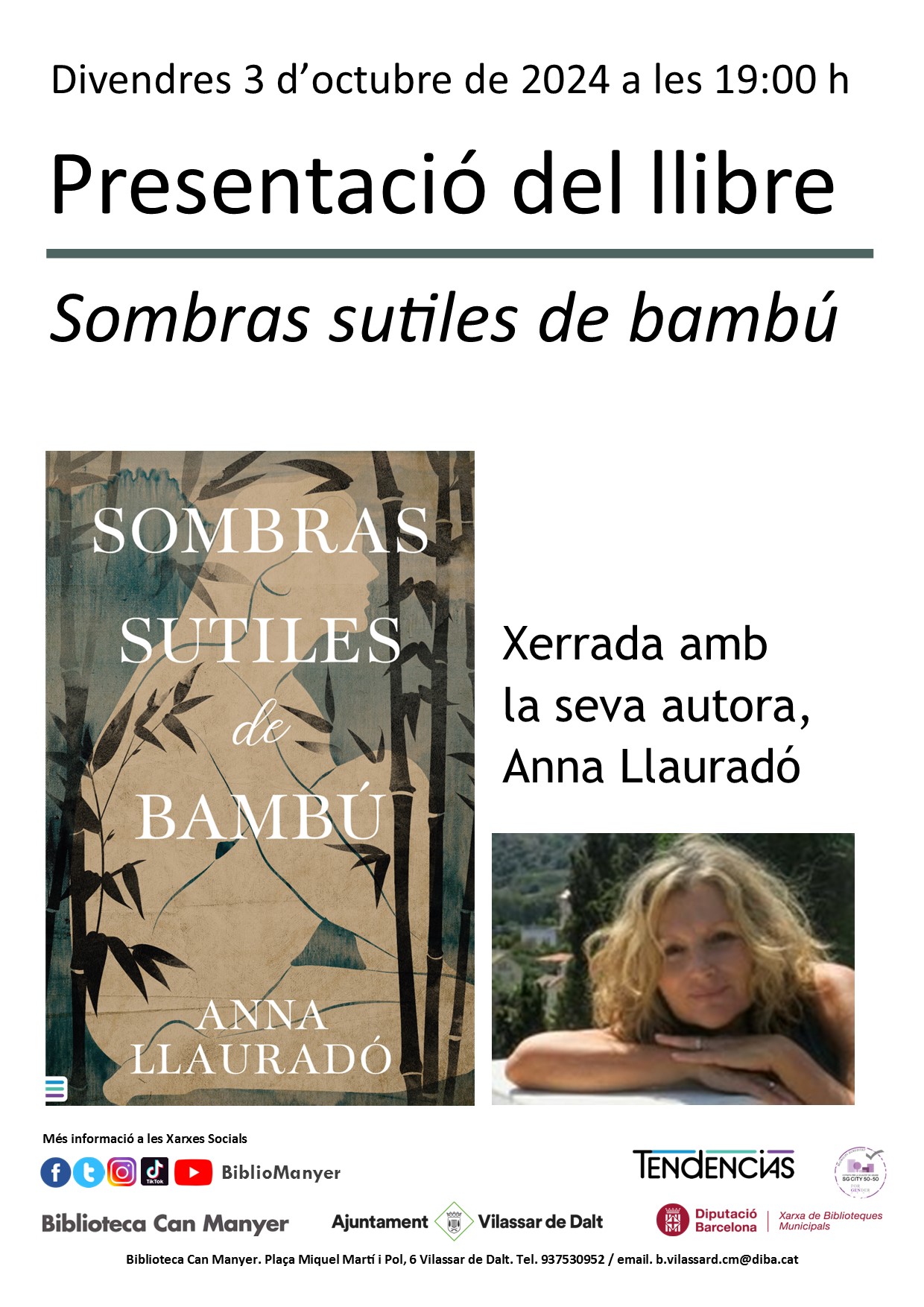 Presentació del llibre 'Sombras sutiles de bambú'