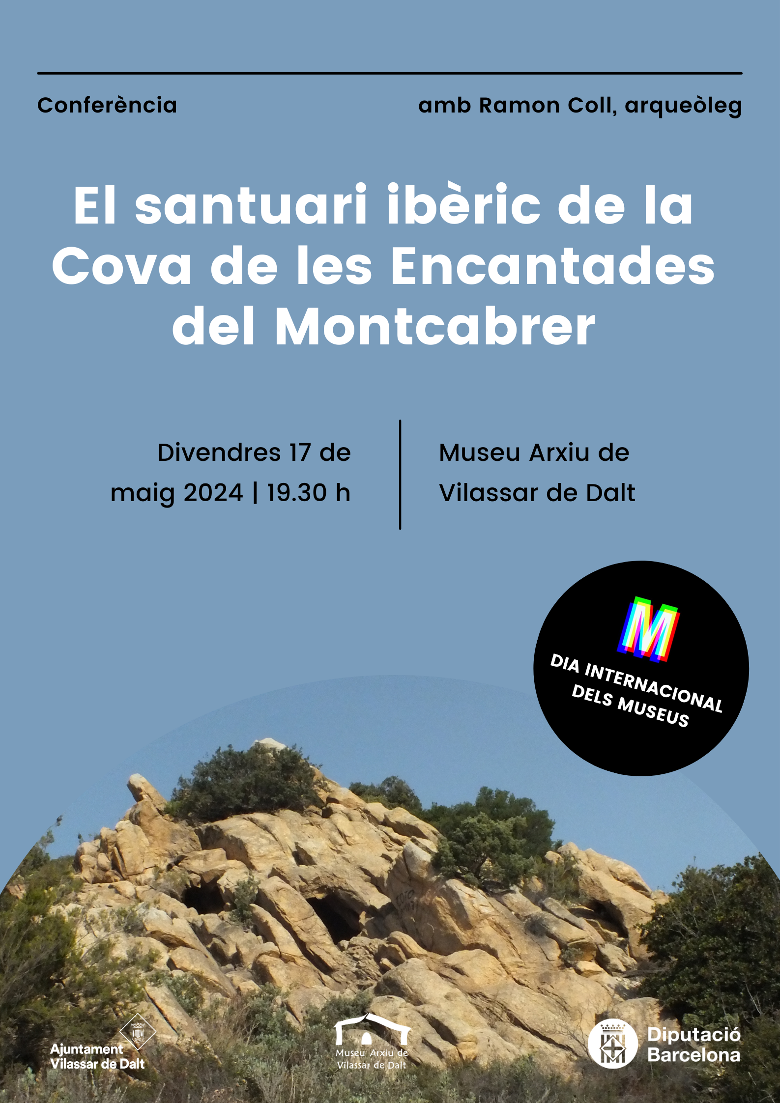 Conferència 'El santuari ibèric de la Cova de les Encantades del Montcabrer'