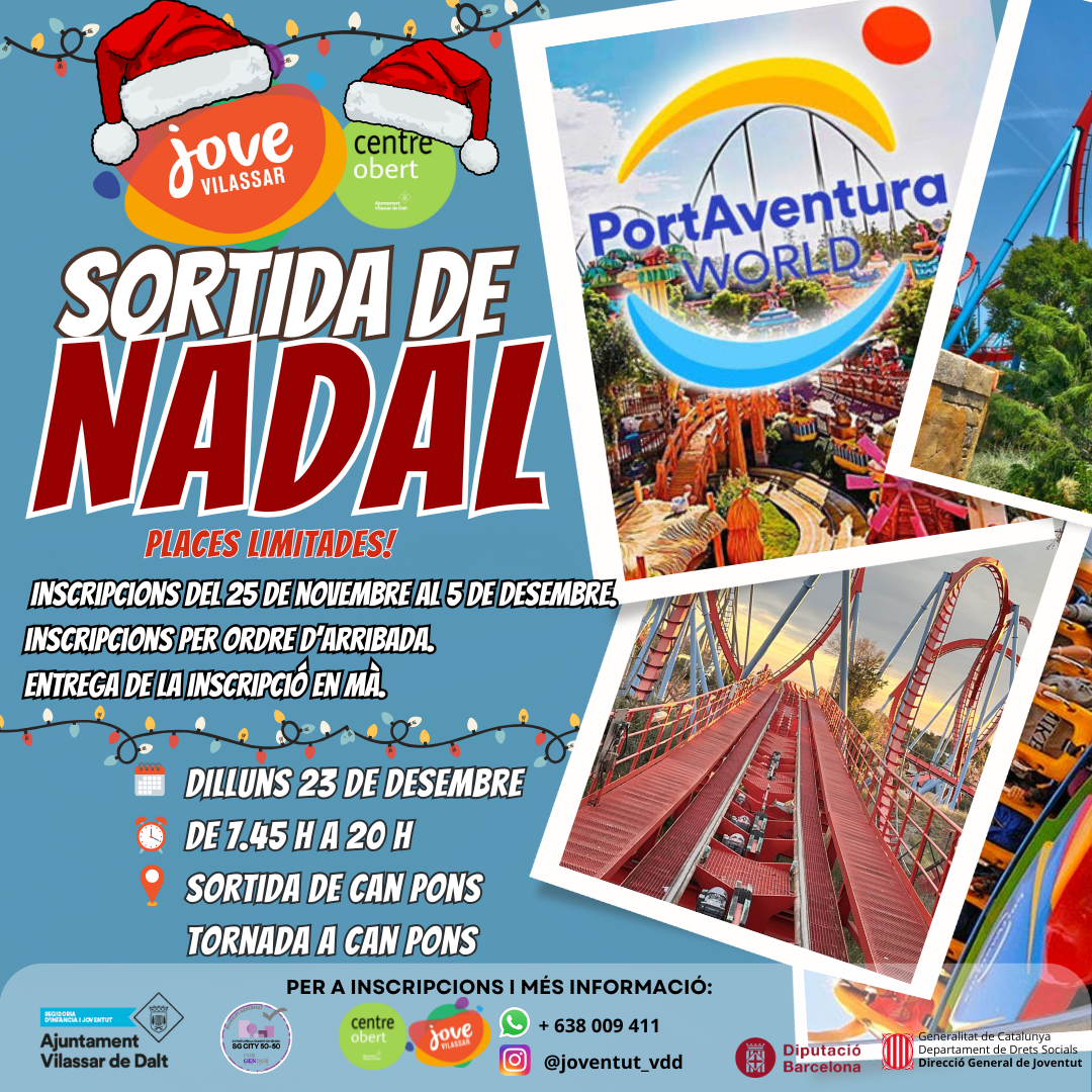 Sortida de Nadal a Port Aventura