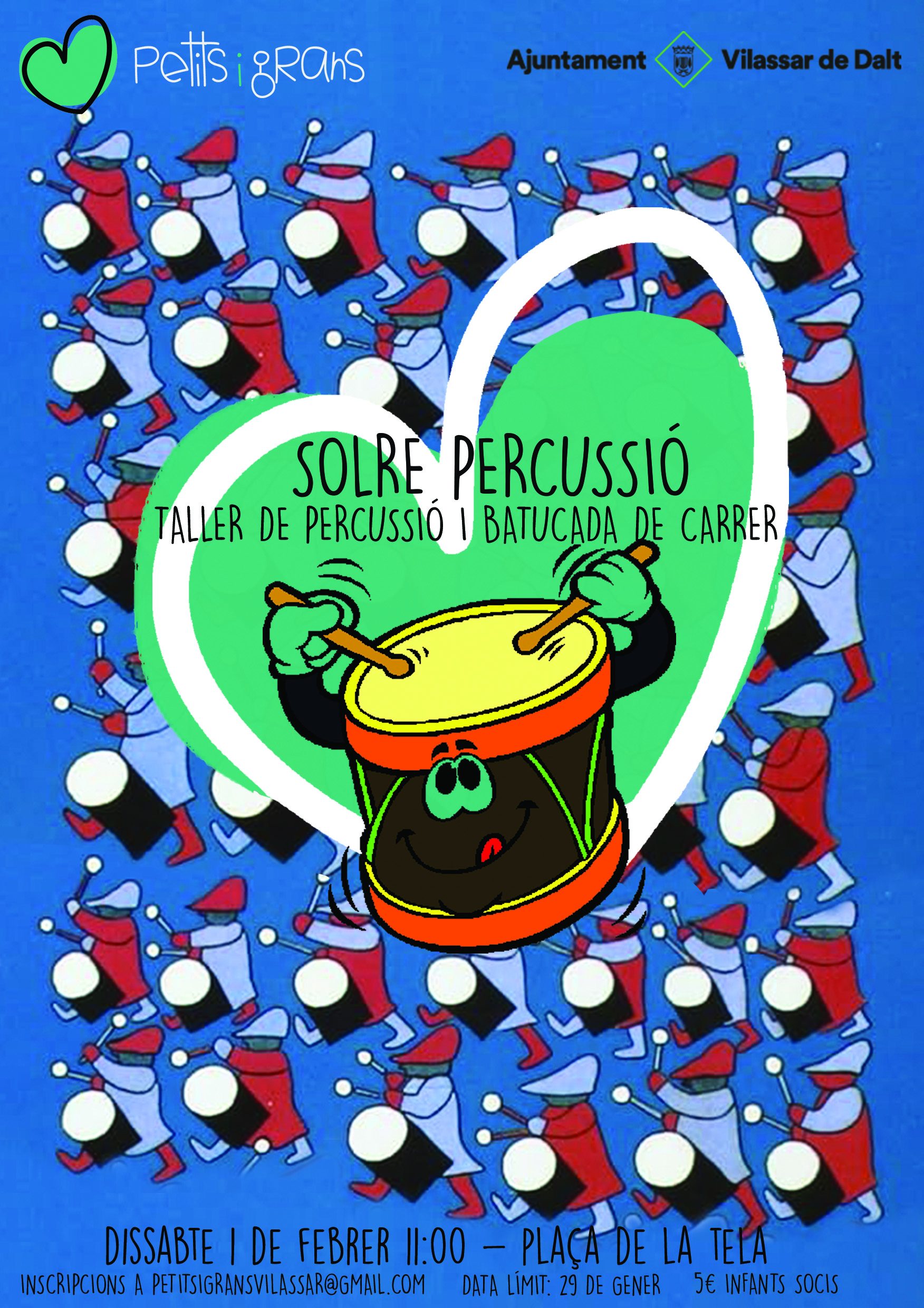 Taller de percussió i batucada de carrer