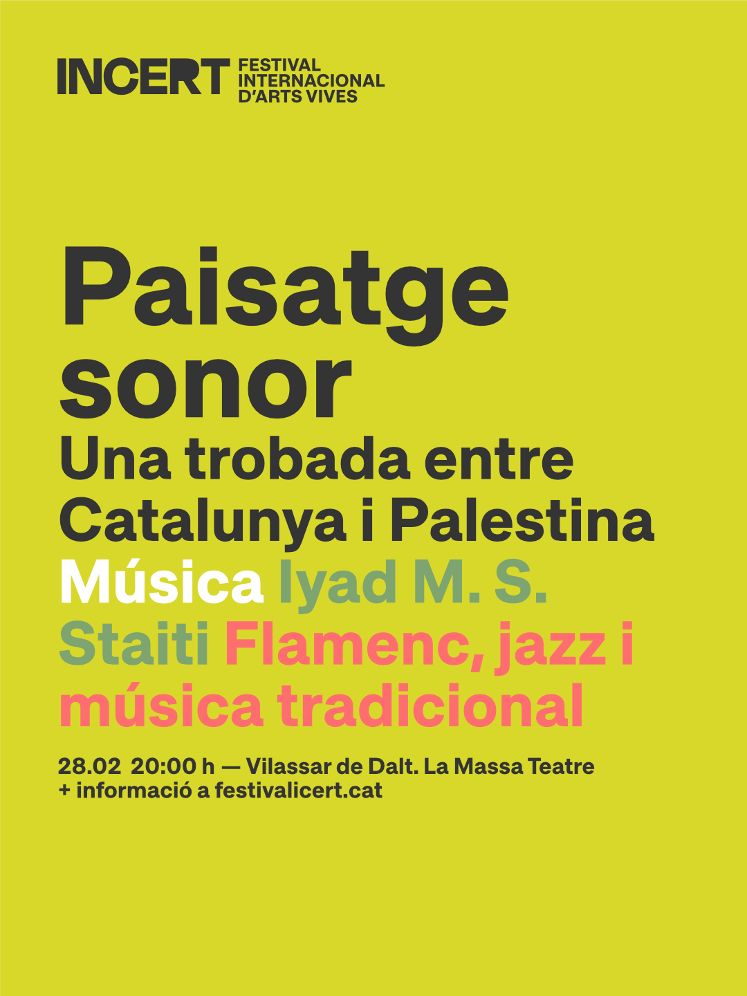 Festival Incert. Paisatge sonor