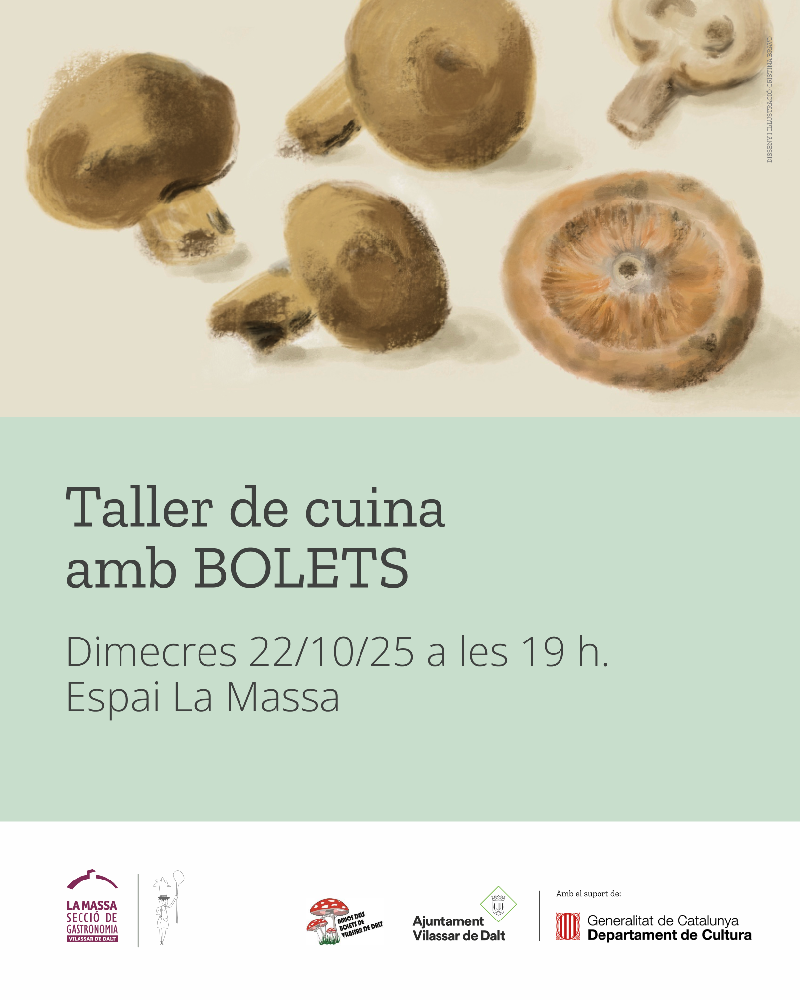 Taller de cuina de bolets