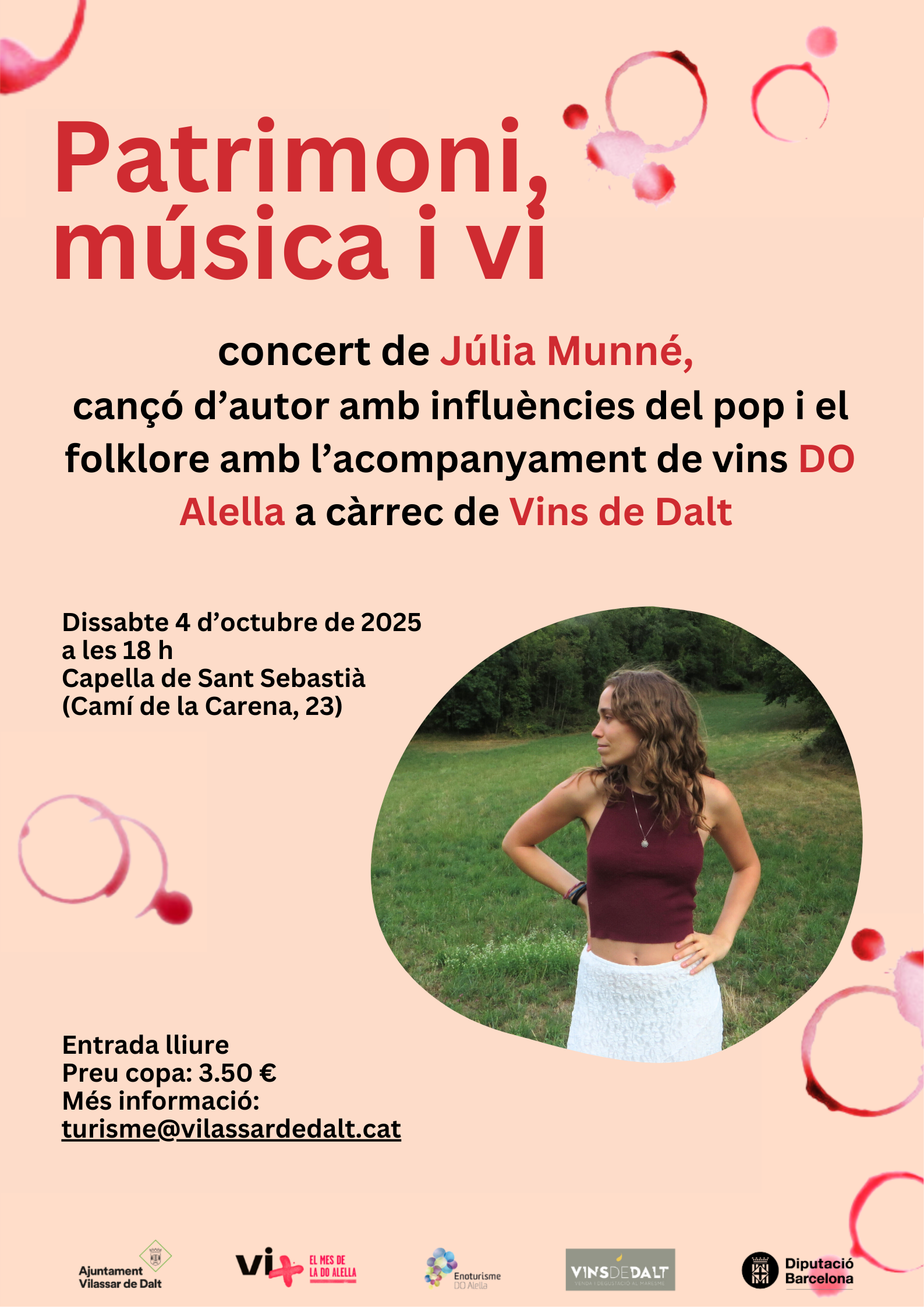 Patrimoni, música i vi