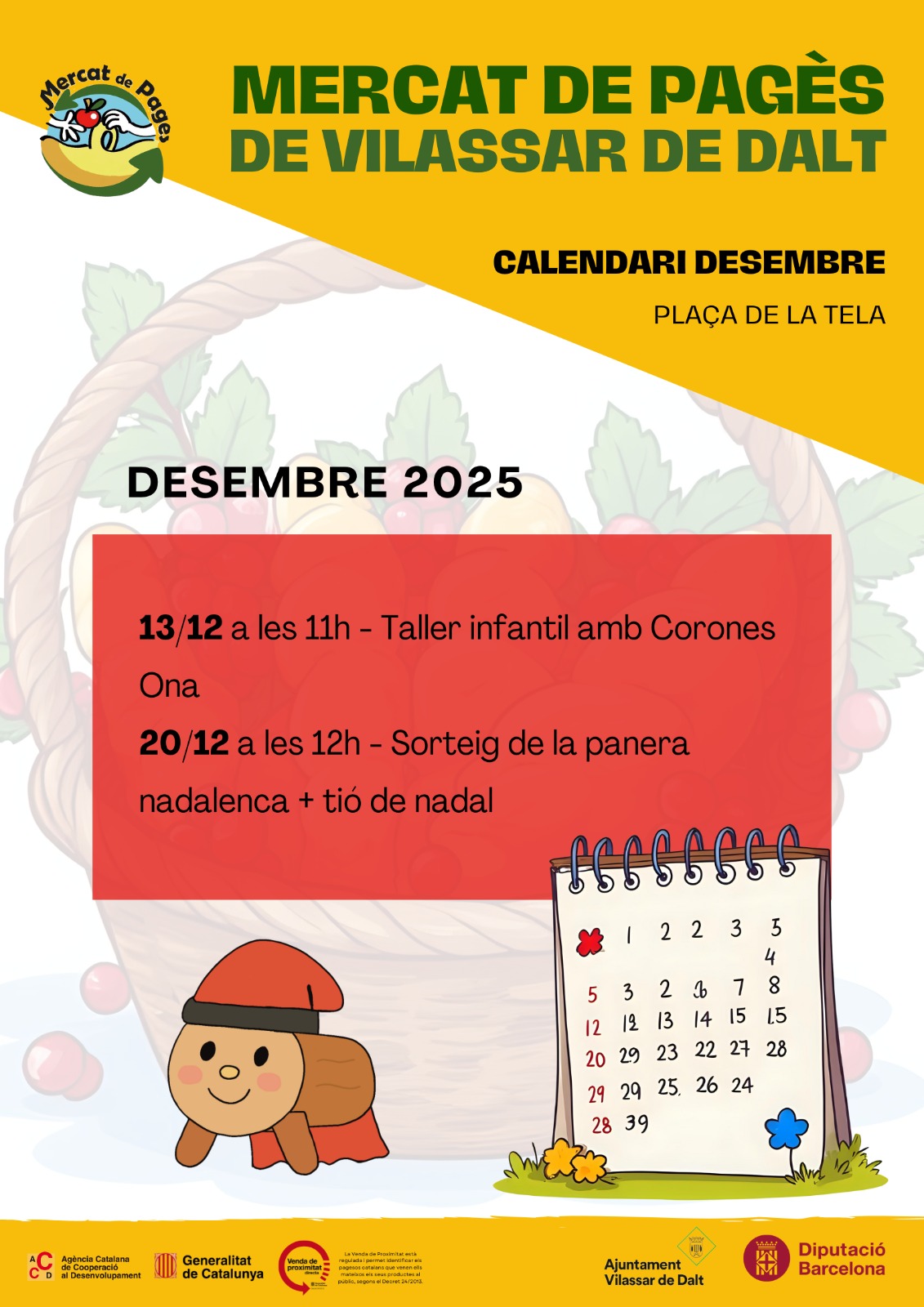 Sorteig nadalenc i Tió de Nadal