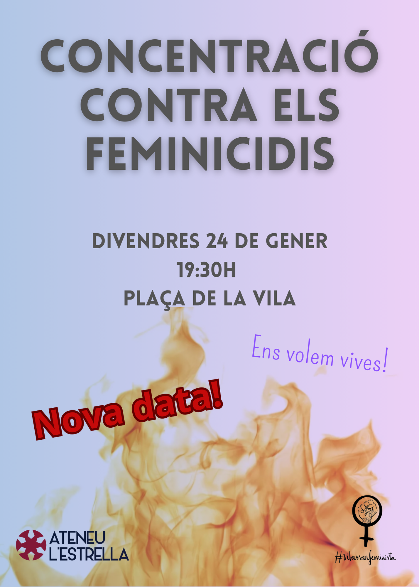 Concentració contra els feminicidis