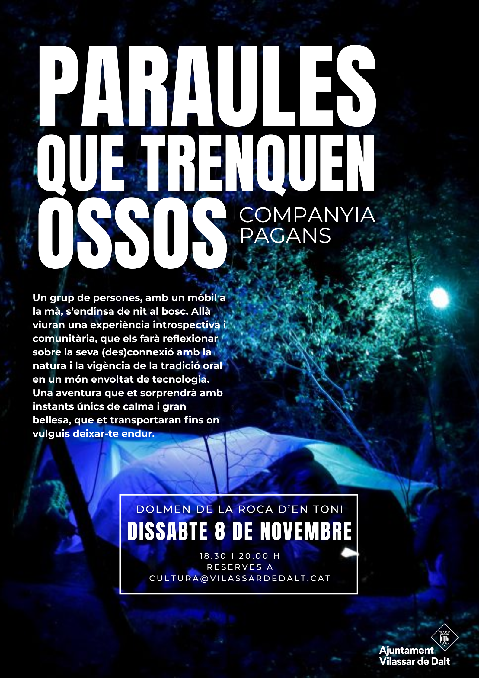 ENTRADES EXHAURIDES! Paraules que trenquen ossos