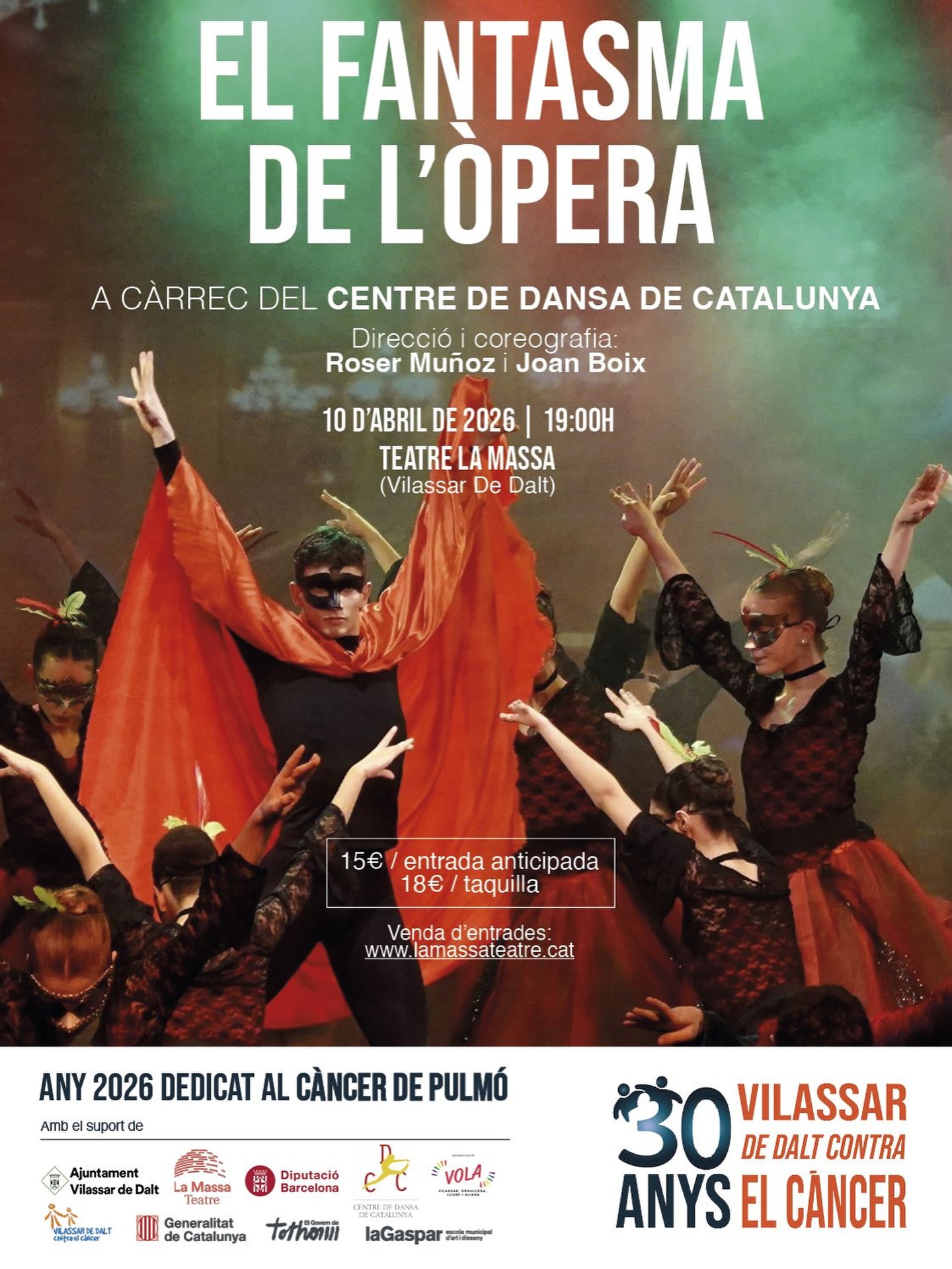 'El fantasma de l'&ograve;pera' a La Massa Teatre