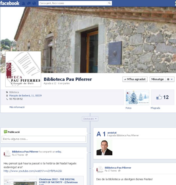 facebook biblioteca