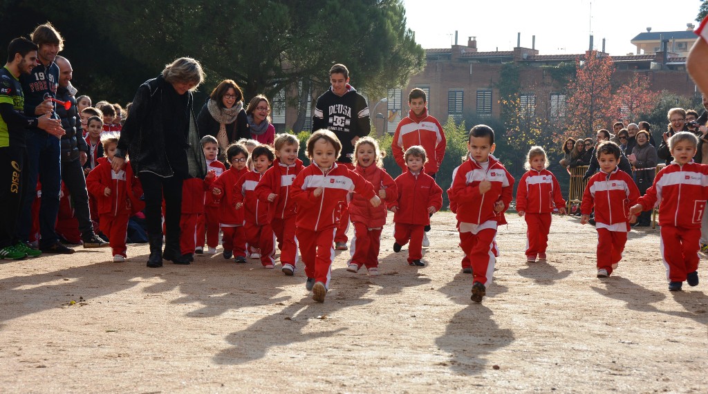 cursa de l'IE Sant Jordi per La Marató