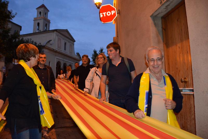 Commemoració de la Diada a Vilassar