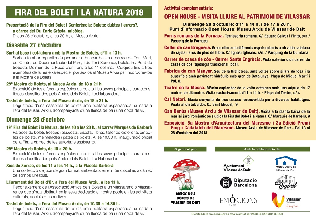 Fira del Bolet 2018