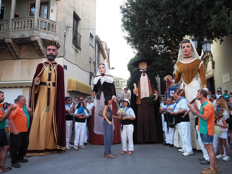 rebuda dels gegants de Maó