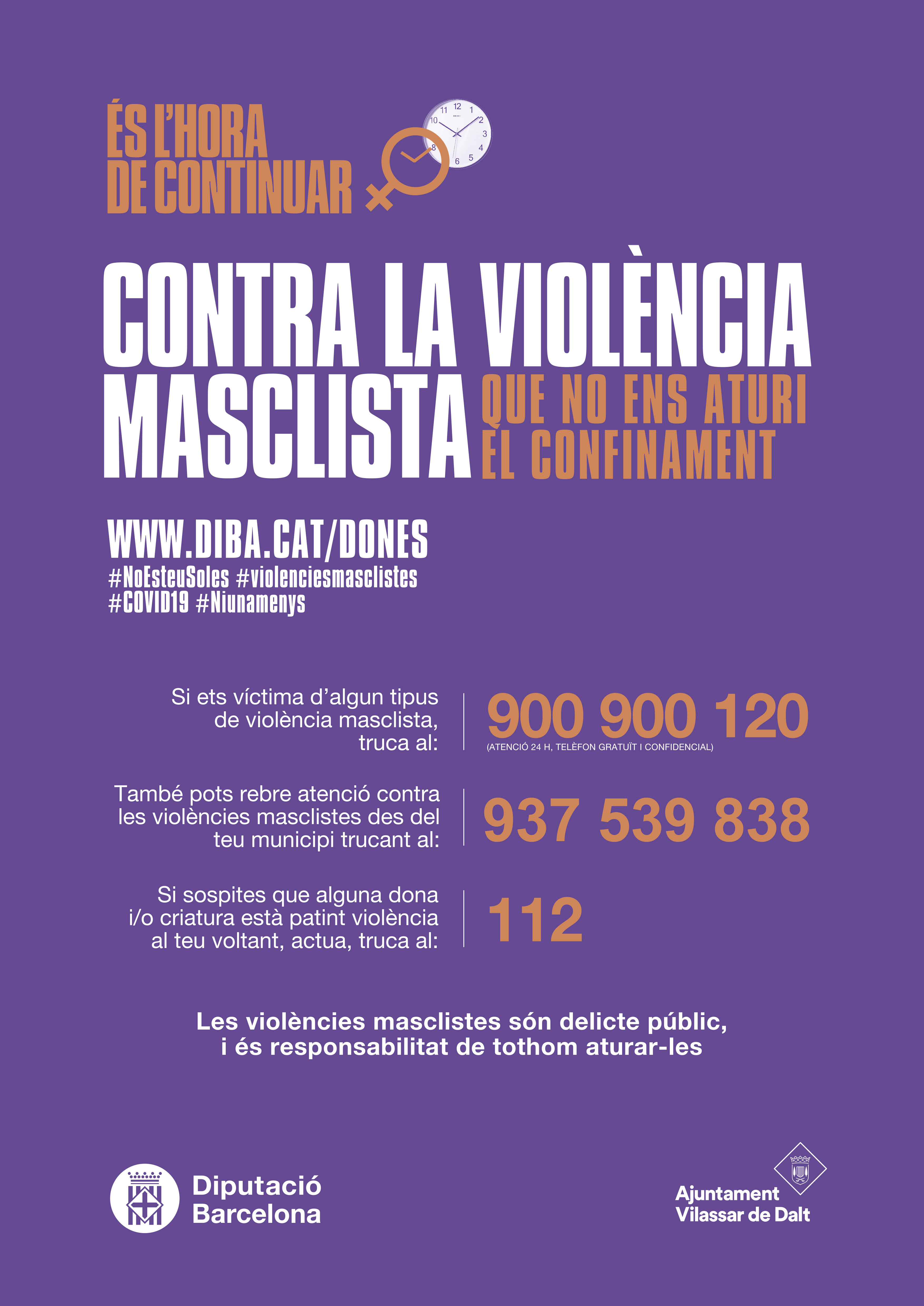 Campanya violència gènere Diputació