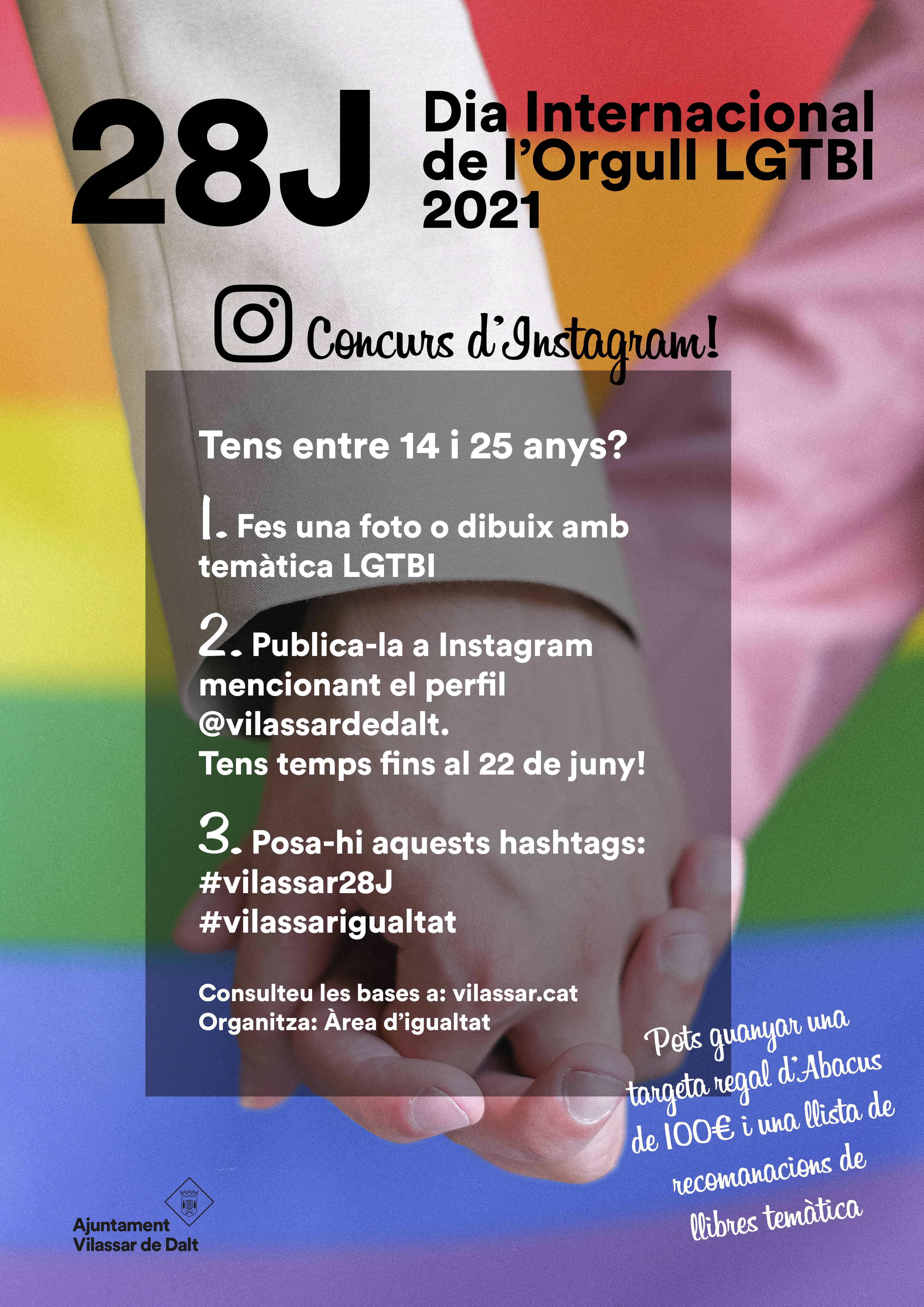 Concurs d'Instagram per commemorar el dia de l'Orgull LGTBI