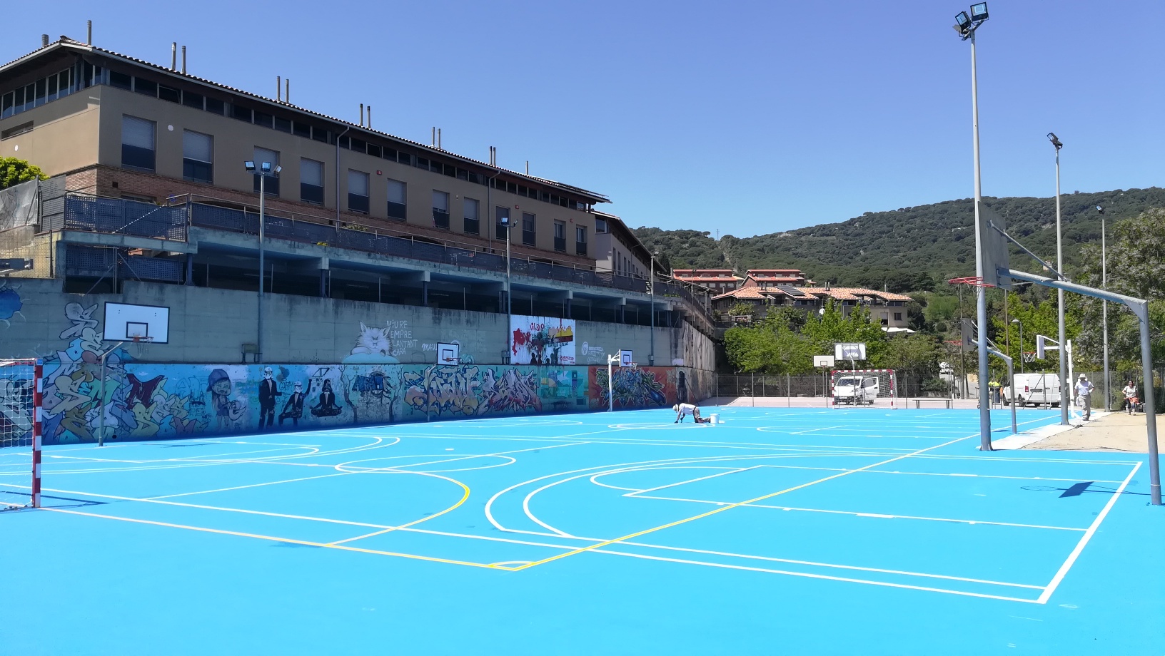 Es renoven les pistes esportives exteriors de Vilassar